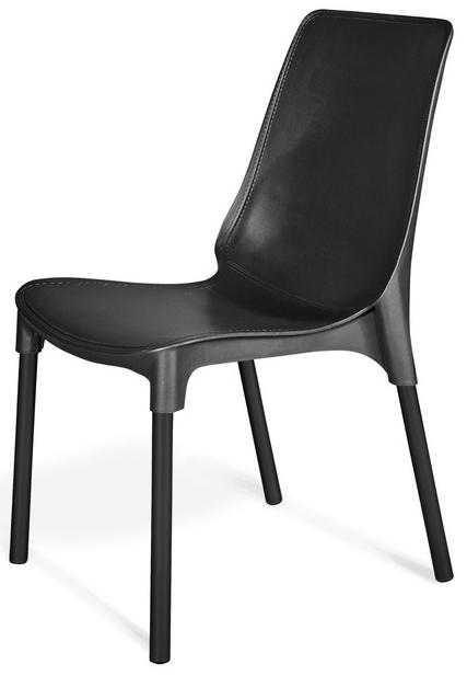 Изображение товара Стул садовый Sheffilton SHT-ST75/S424 47x56x85 см пластик/металл черный