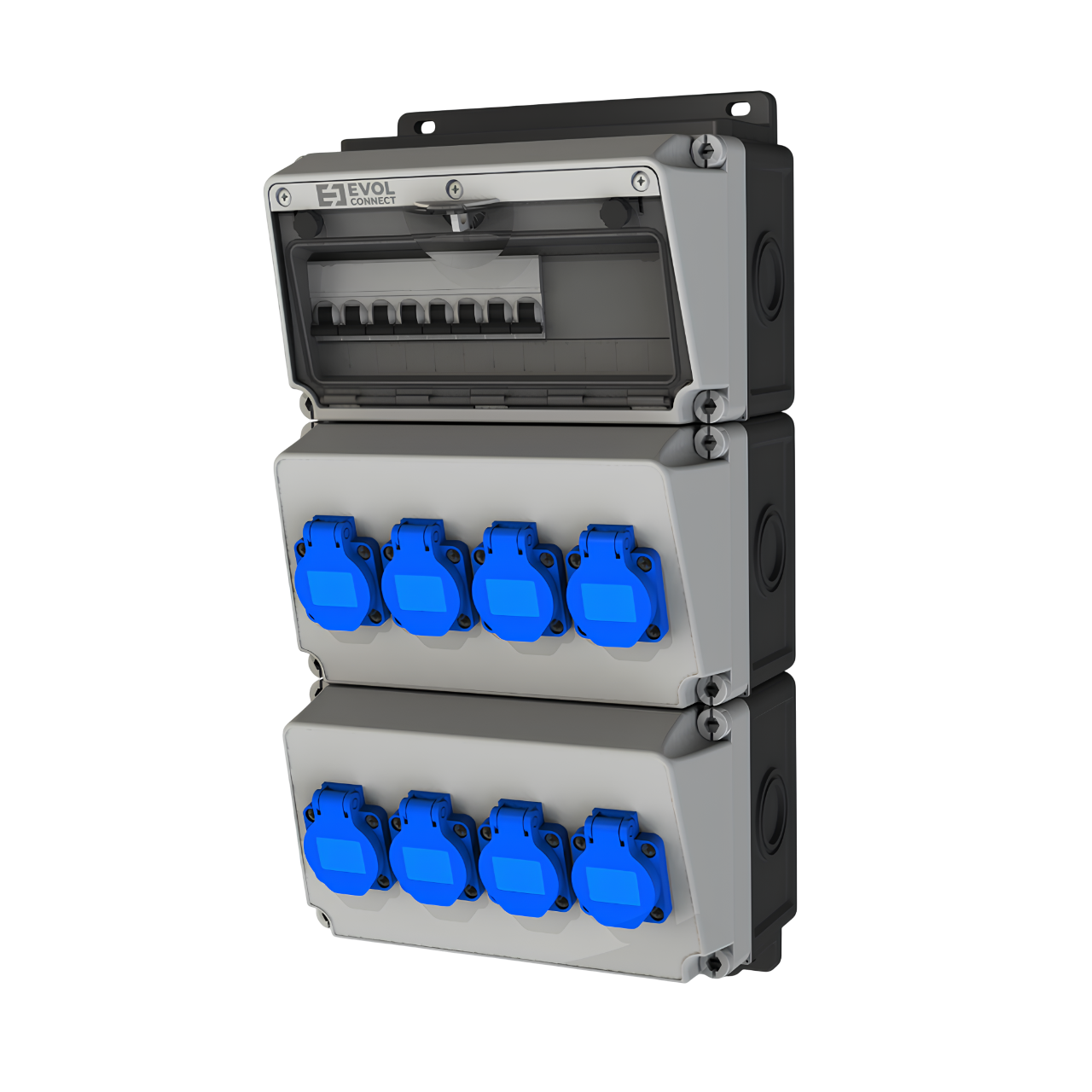 Щит распределительный навесной Evol group Blockbox 12 модулей 67 ...
