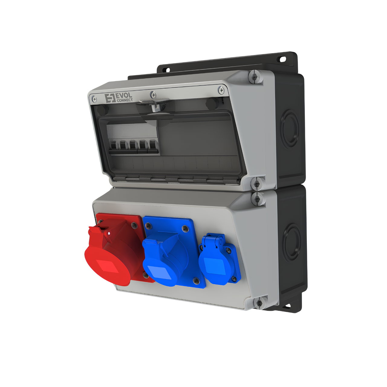 Изображение товара Навесной электрощит EVOL GROUP Blockbox 12 модулей с защитой IP65