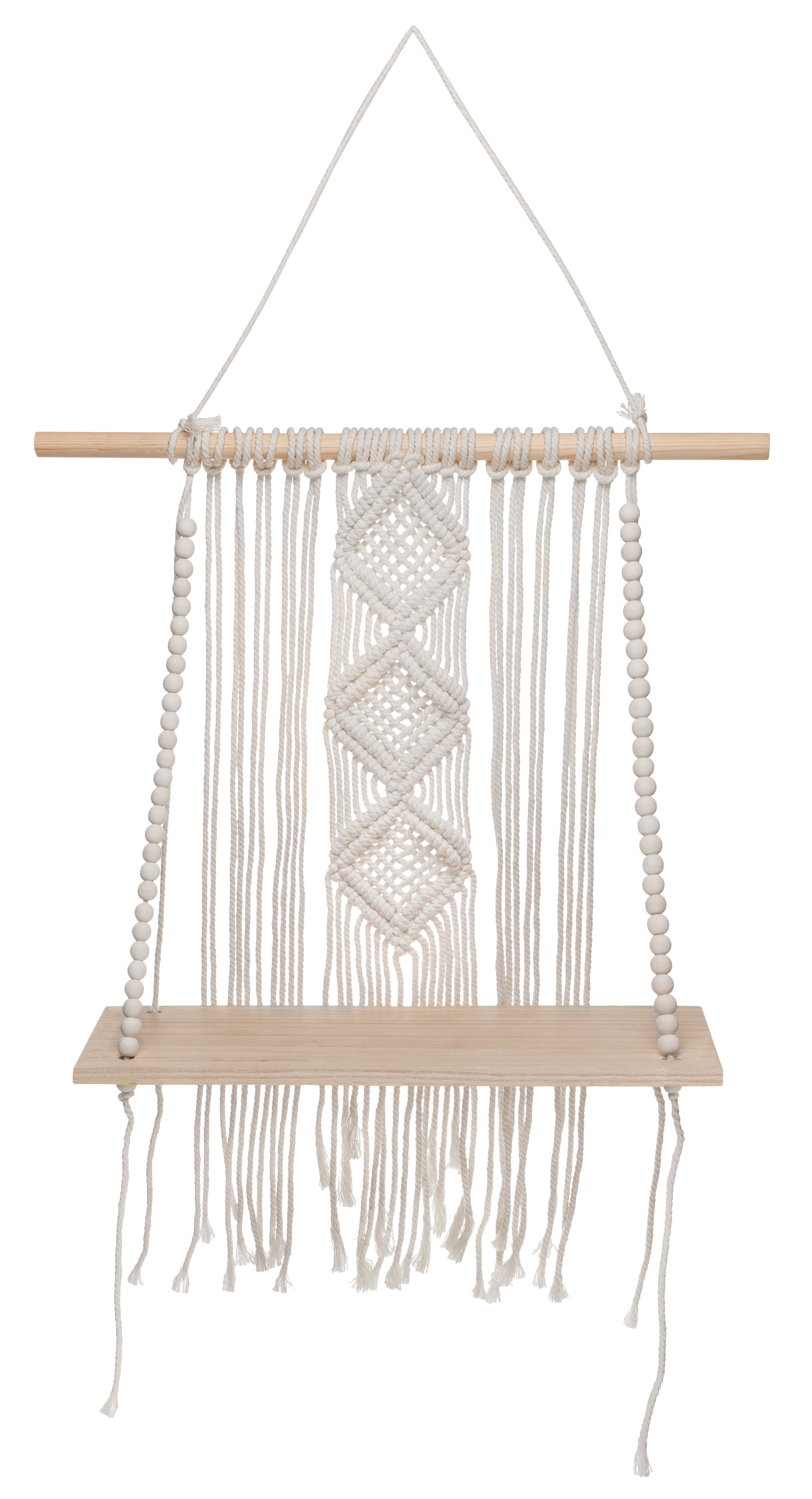 Панно Бохо белый 35x53 см