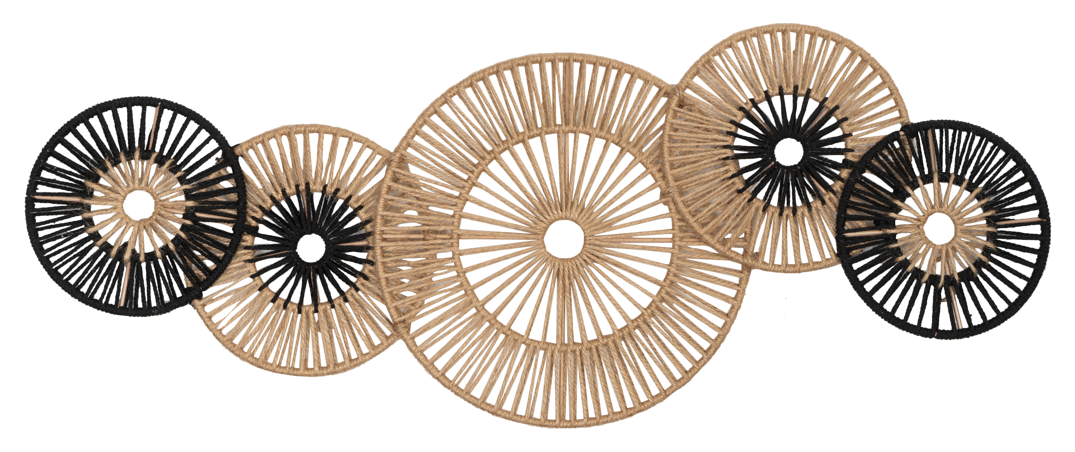 Панно джут бежевый 30x20x15 см