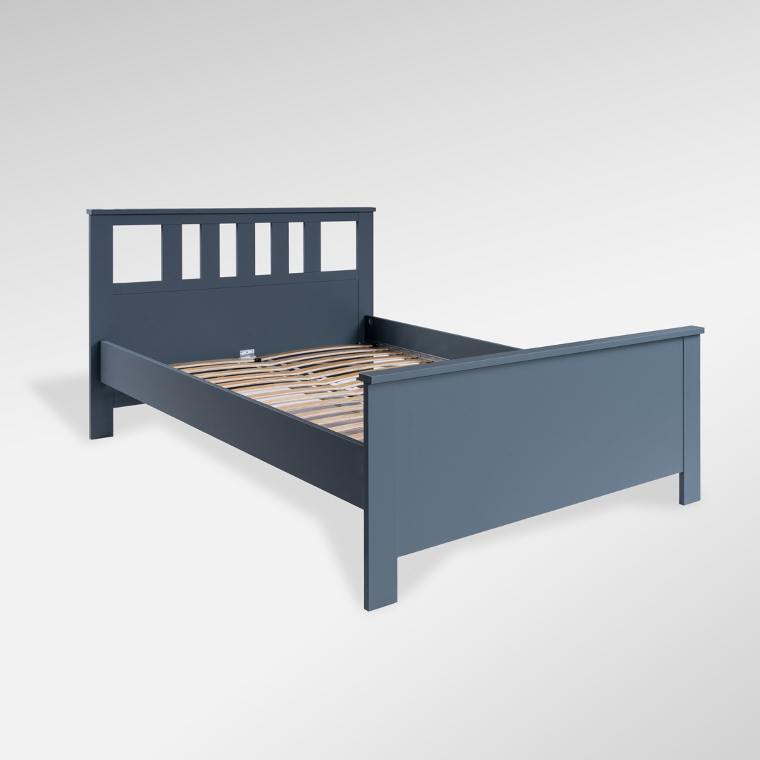 Изображение товара Кровать Гуд Лакк Сага 140х200 бирюзовая ДСП стиль прованс