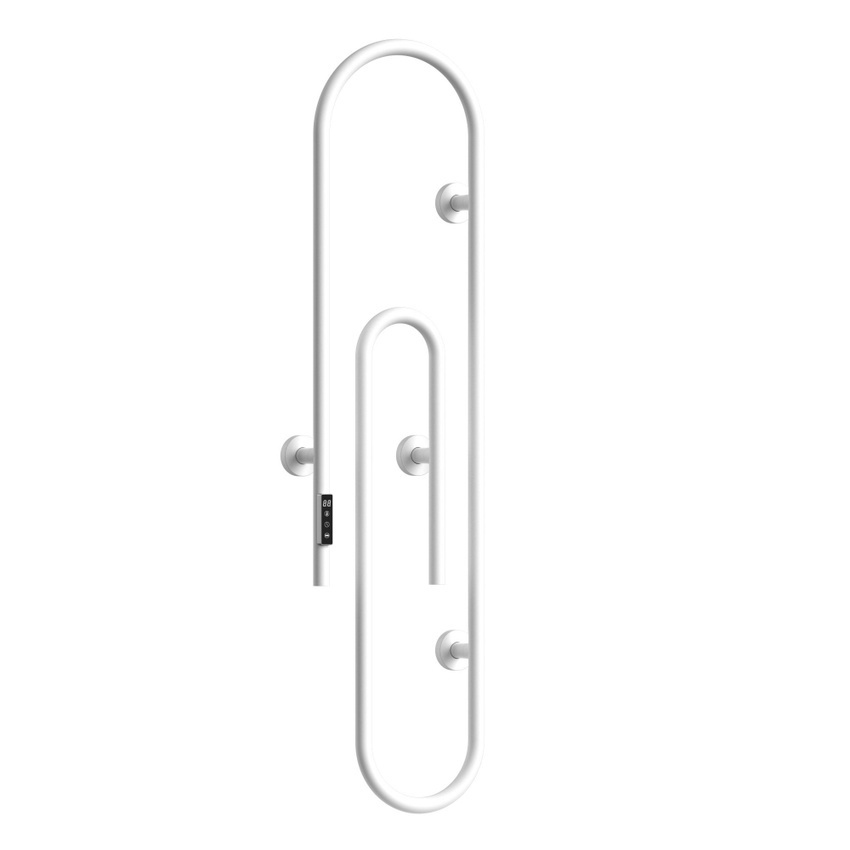 Изображение товара Электрический полотенцесушитель BAU Wall Clip White 300x1200 мм 80 Вт