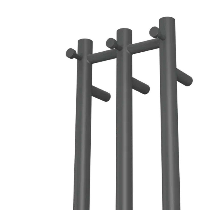 Изображение товара Полотенцесушитель электрический Bauedge Stella темно-серый 120x1600 мм