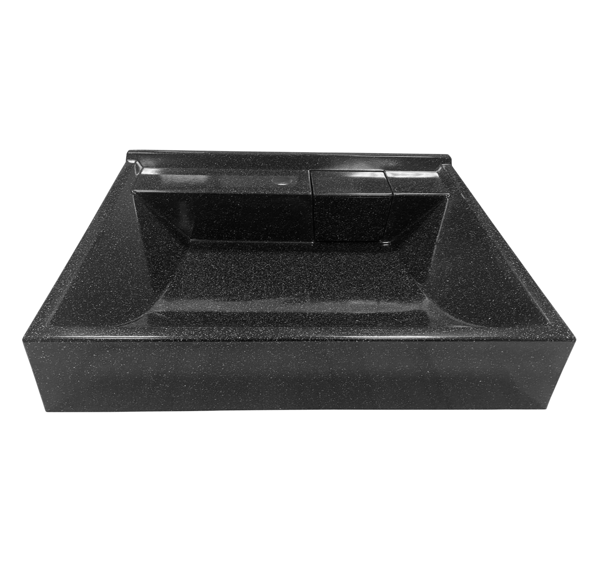 Изображение товара Раковина на стиральную машину Mira 60 см цвет черный с вкраплениями