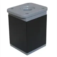 Изображение товара Ножка для мебели регулируемая квадратная 60x40 мм пластик цвет черный