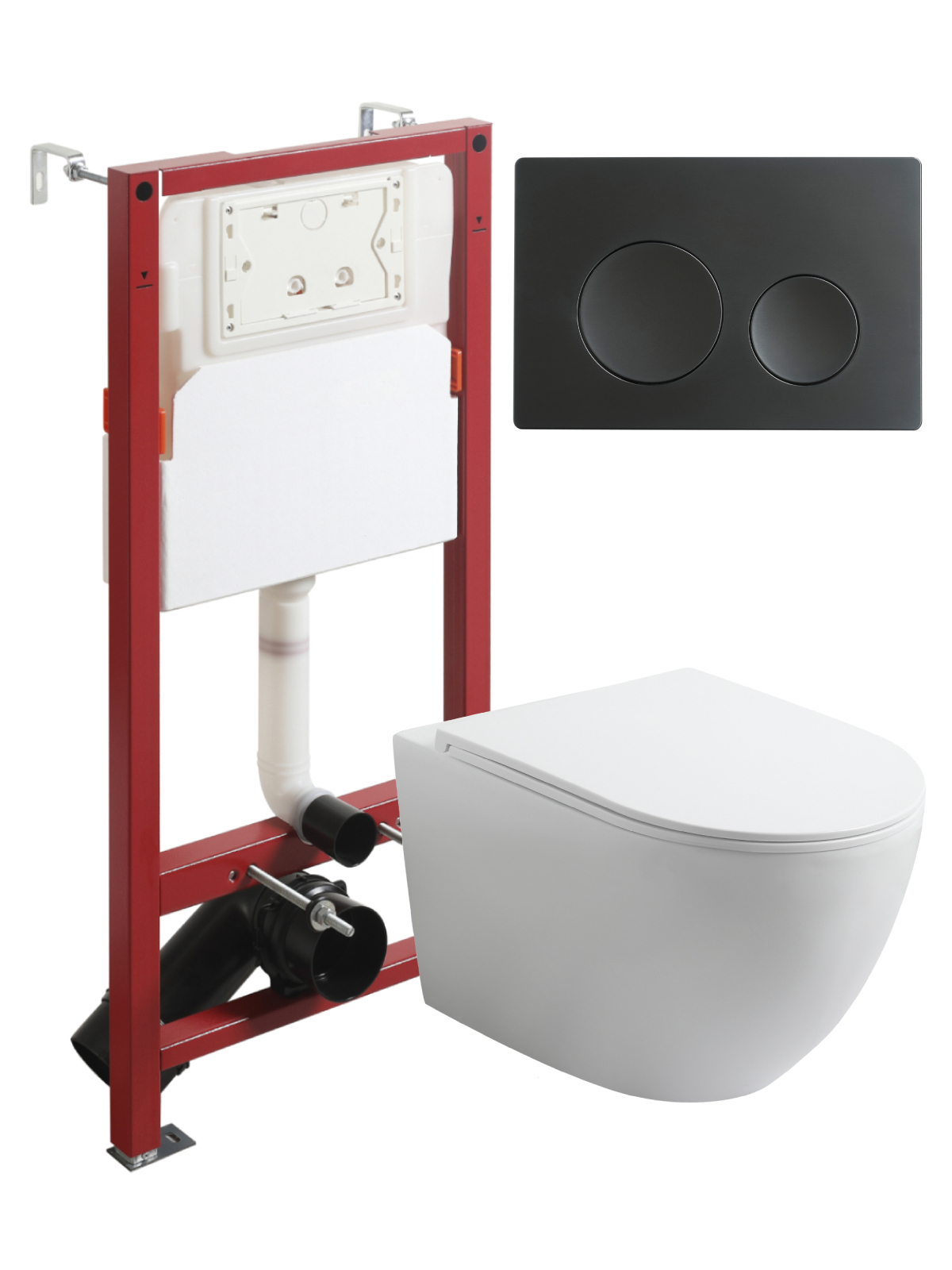 Изображение товара Комплект инсталляция с унитазом Topline TLTI07150+TLPB144 Гарантия 25 лет