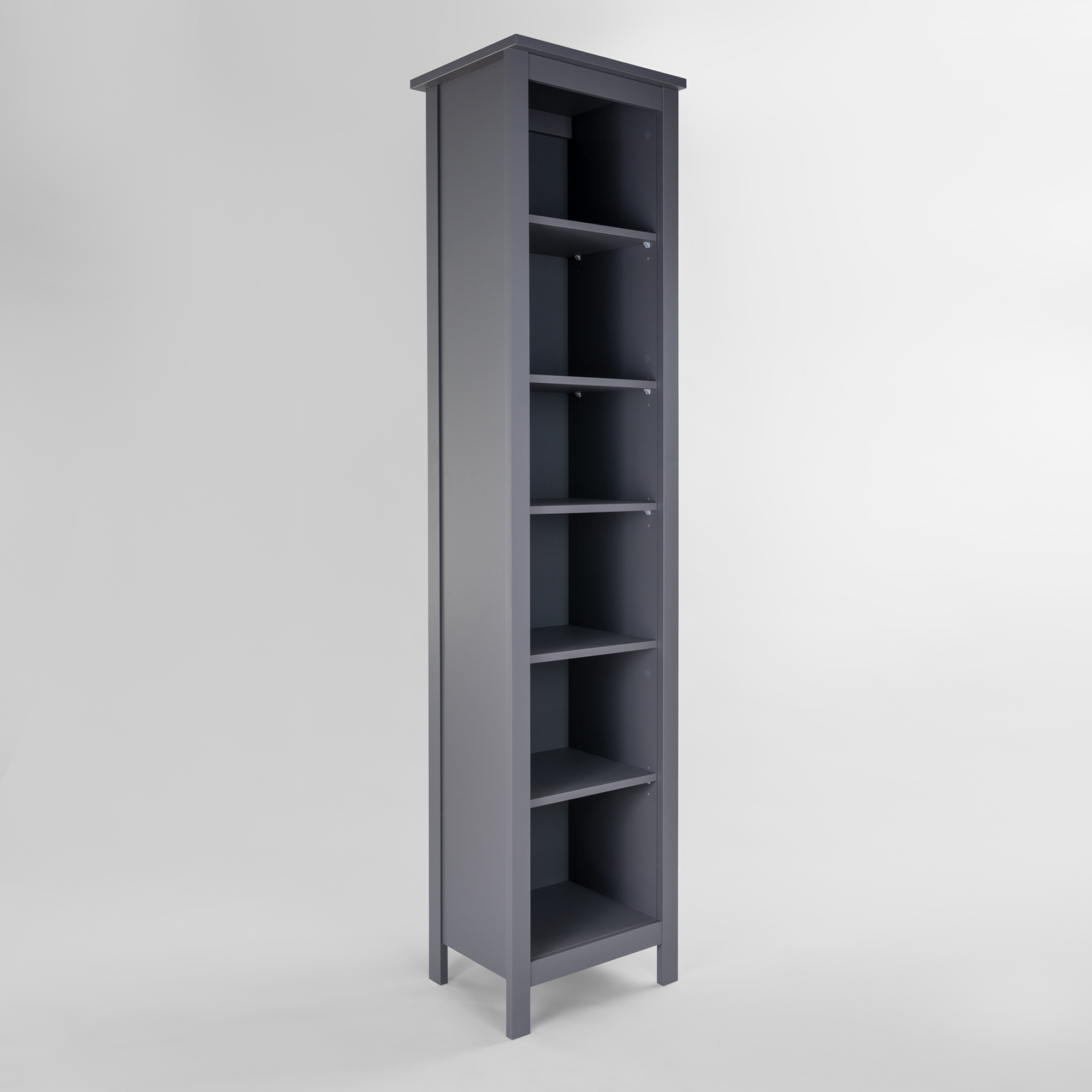 Изображение товара Стеллаж с полками Гуд Лакк Сага 50 49.6x215.5x41.4 см нагрузка до 12 кг ДСП цвет серый