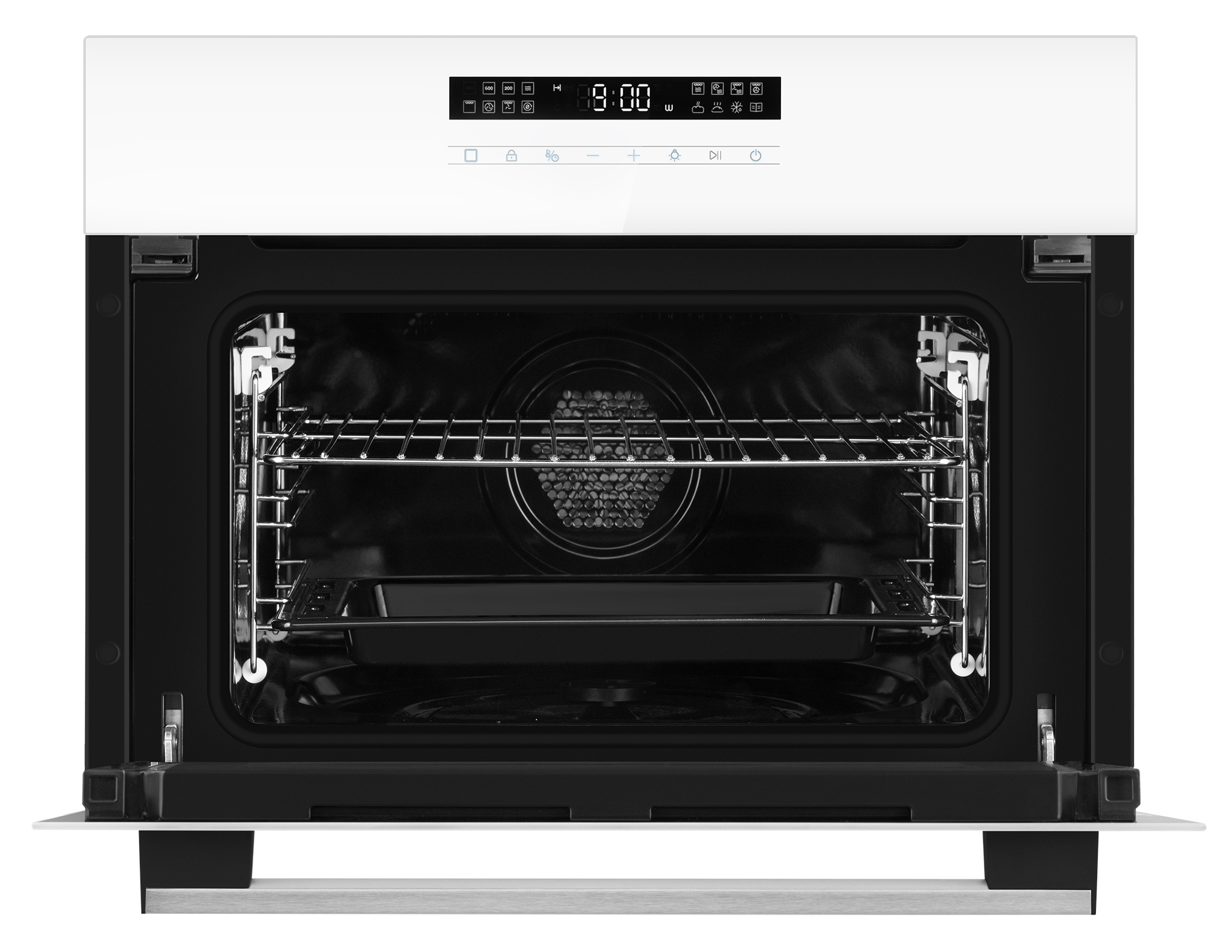 Изображение товара Встраиваемый духовка Weissgauff 442 WK 45 л с микроволнами и сенсорным дисплеем