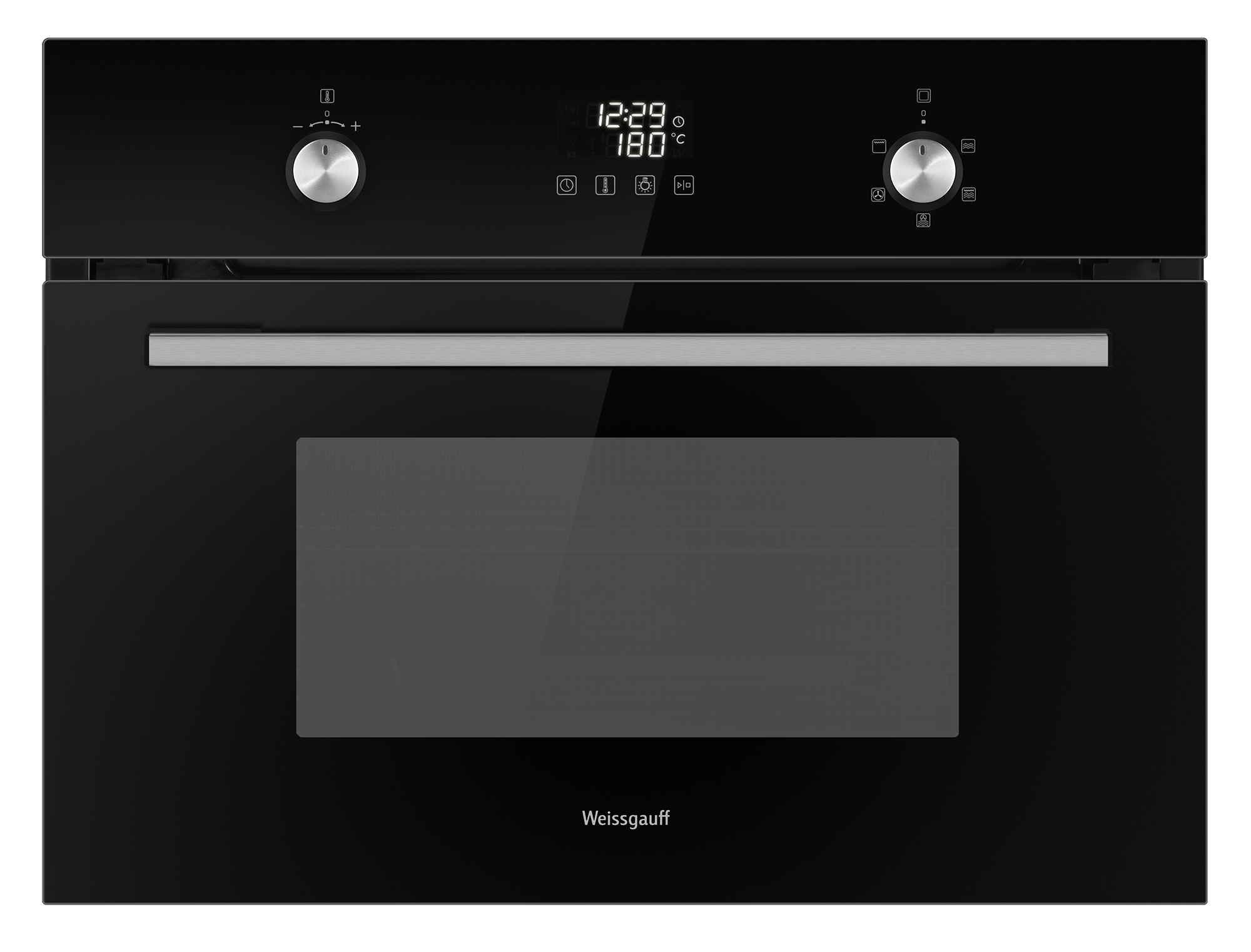 Изображение товара Встраиваемый духовой шкаф Weissgauff 449 PDBK 60х45х57 см цвет черный