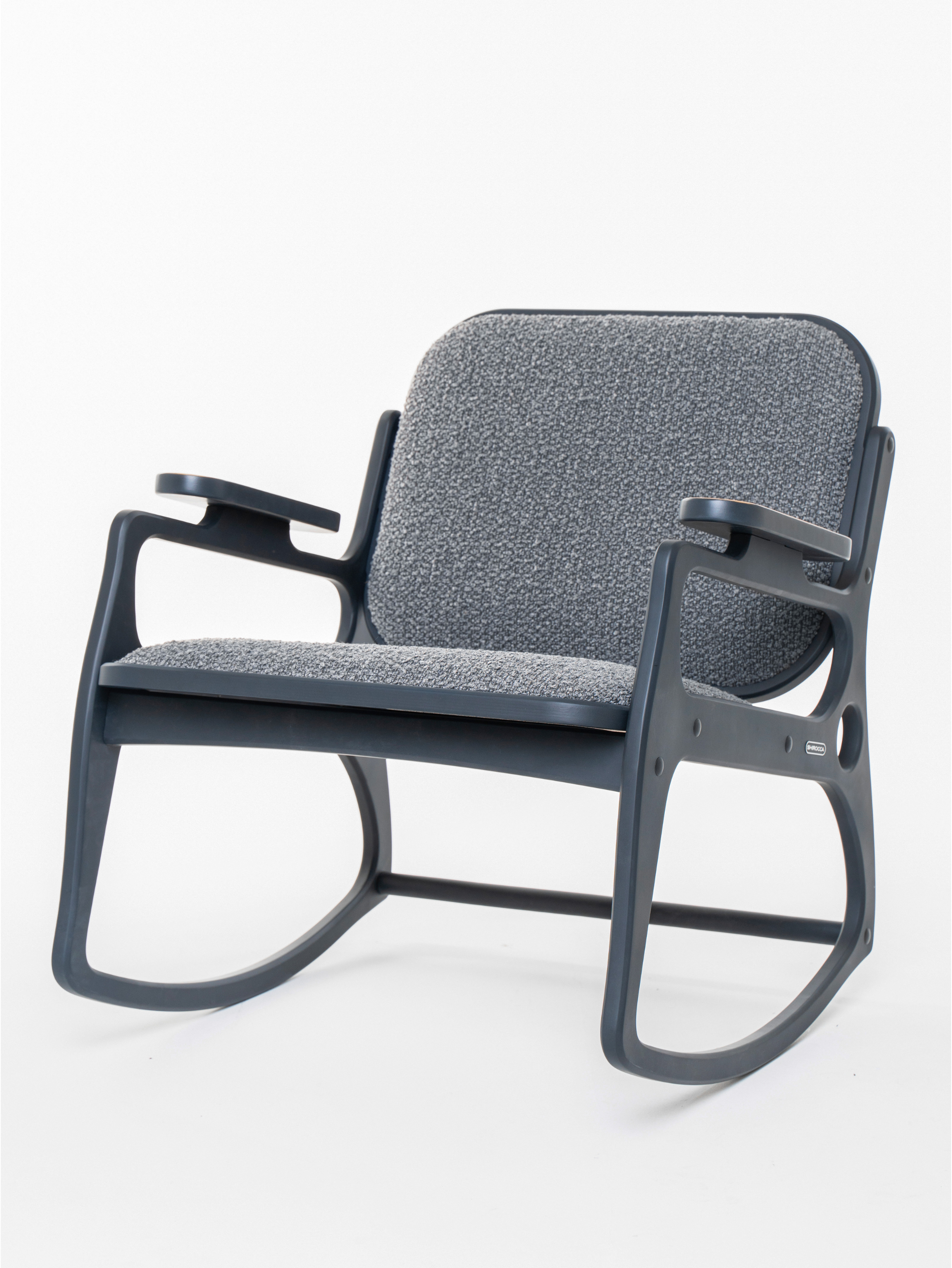 Изображение товара Кресло-качалка Shirocca Рокстул 65x72x70 см эмаль цвет вайт-спирит