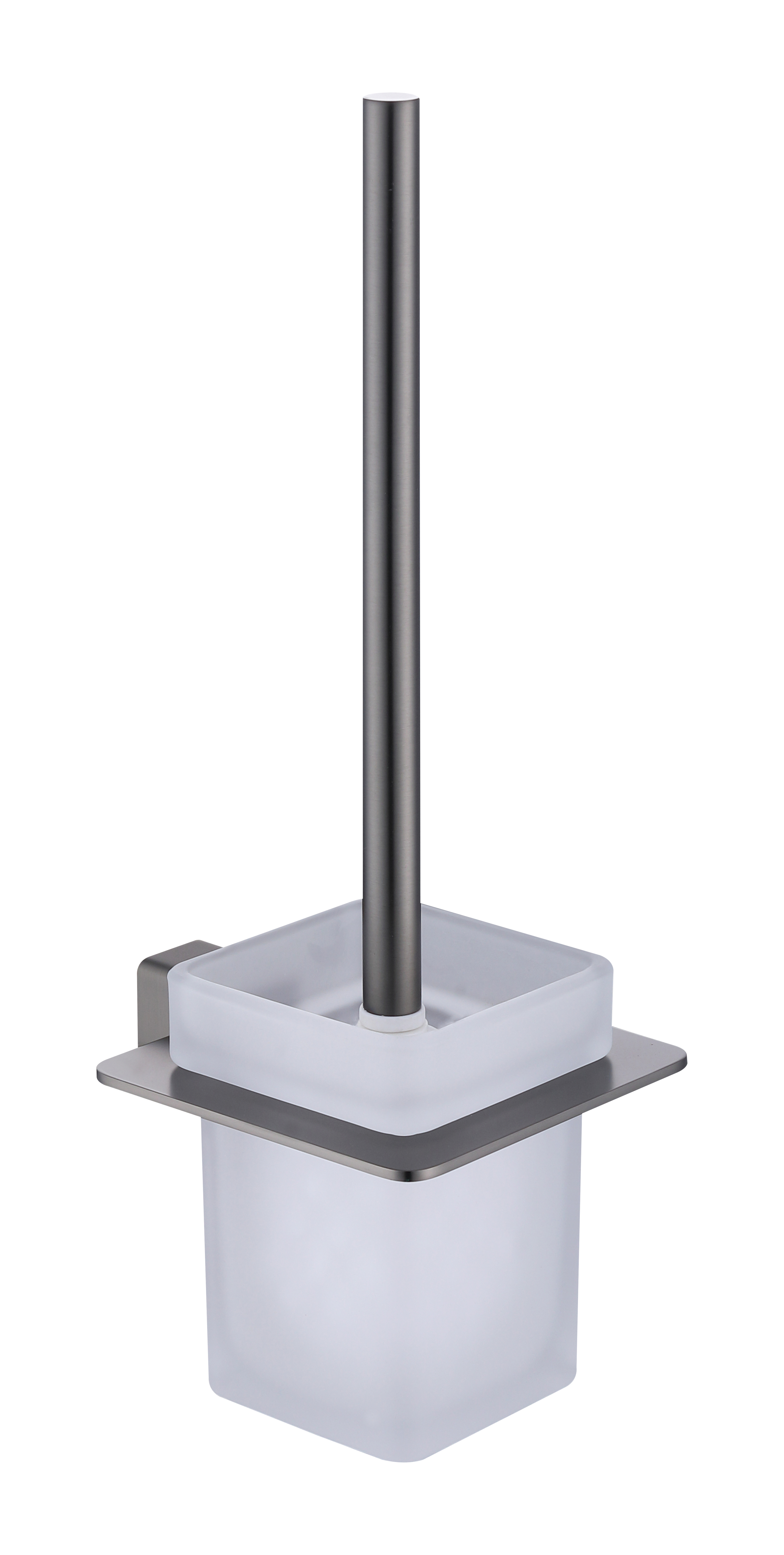 Изображение товара Ёршик настенный RAGLO ГРАФИТ R301 10 09 для унитаза с крепежом и двумя насадками