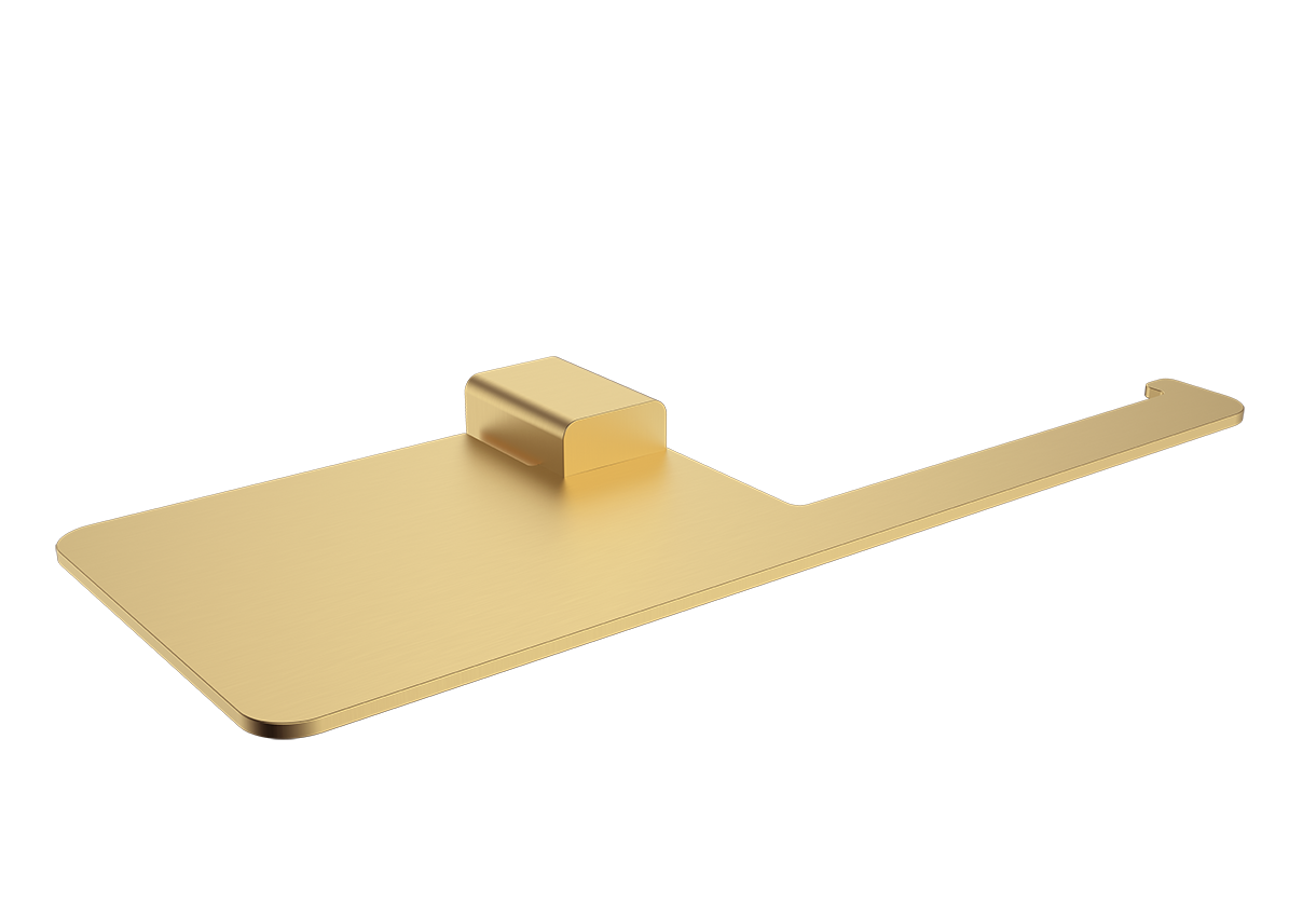 Изображение товара Бумагородержатель с полочкой для телефона RAGLO ЗОЛОТОЙ САТИН 26 см