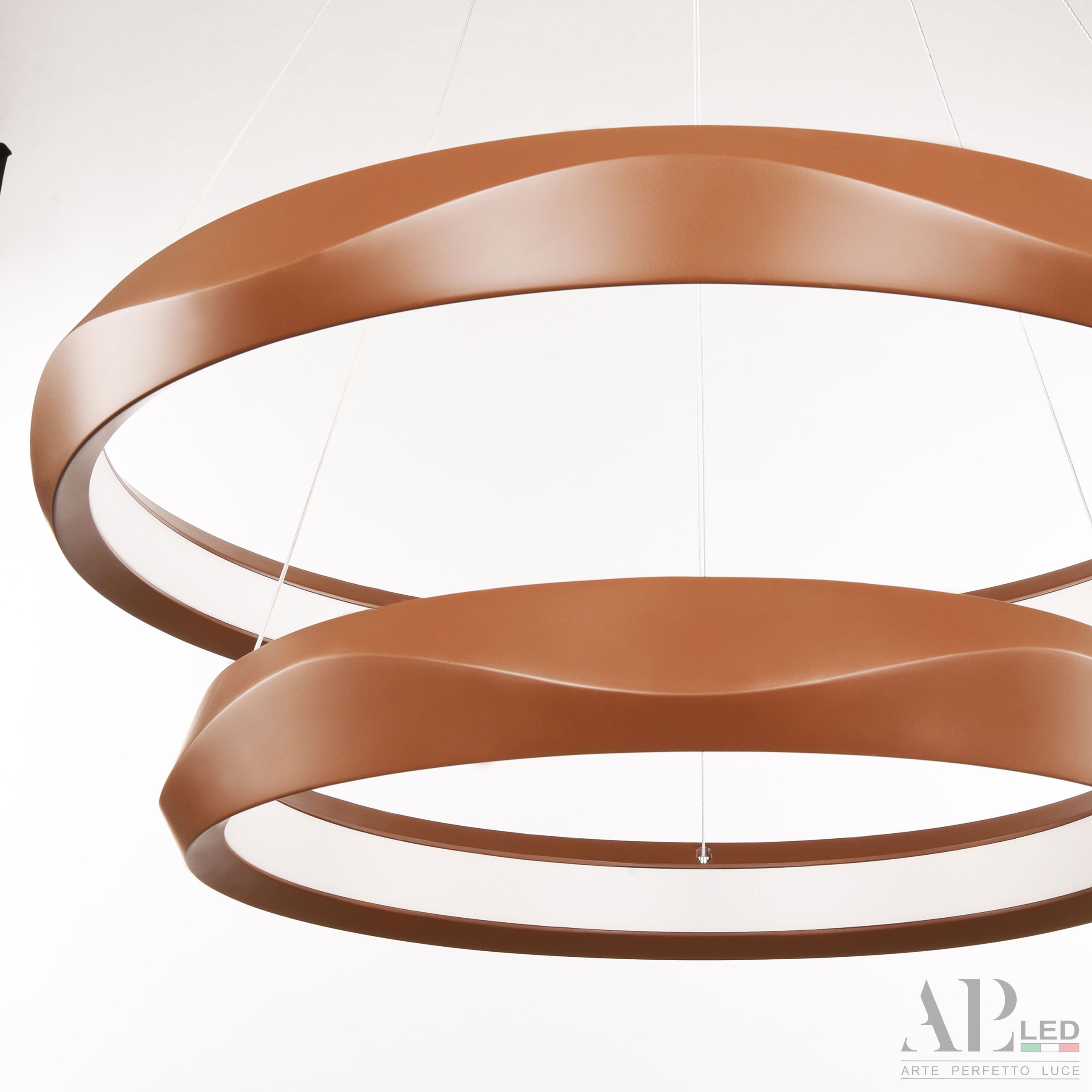 Изображение товара Светильник подвесной светодиодный Arte Perfetto Luce 3304.JP173-140.650/500.coffee.3k