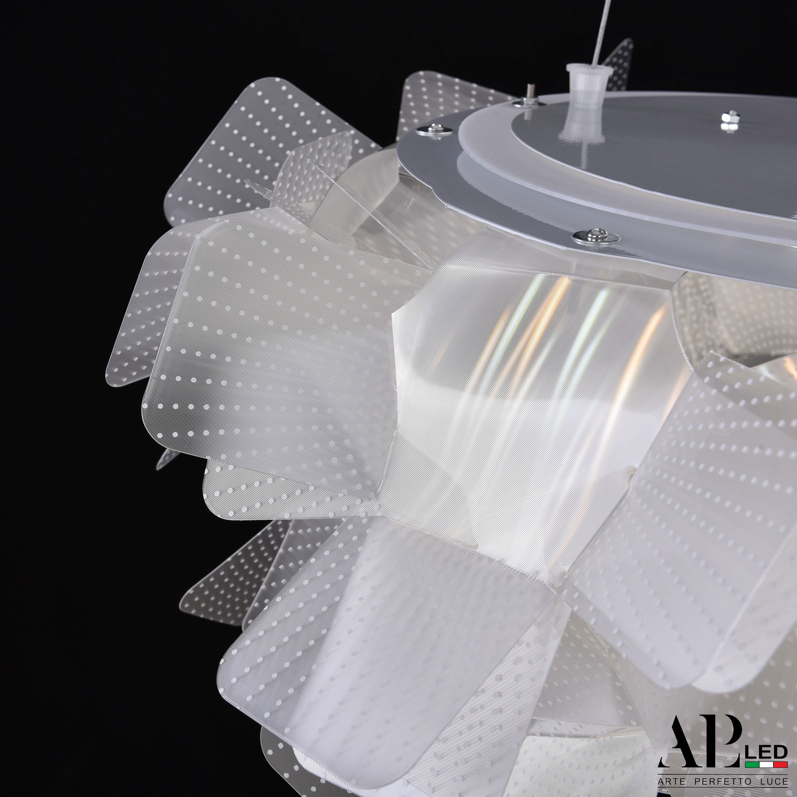 Изображение товара Светильник подвесной светодиодный Arte Perfetto luce 3307.d530/zb/24w с пультом белый