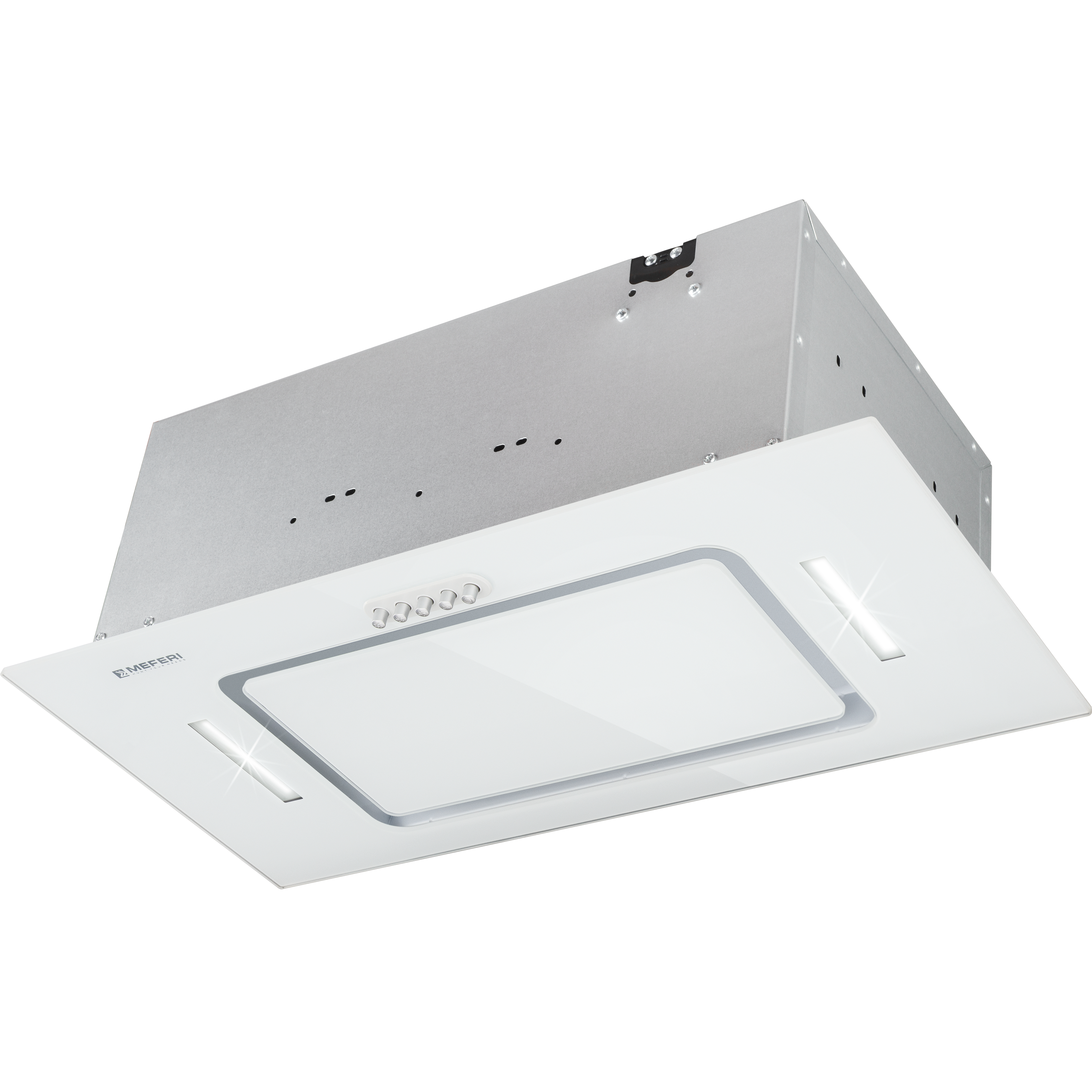 Изображение товара Встраиваемая вытяжка Meferi INBOX60WH Glass Ultra 60 см цвет белый Изображение товара Встраиваемая вытяжка Meferi INBOX60WH Glass Ultra 60 см цвет белый