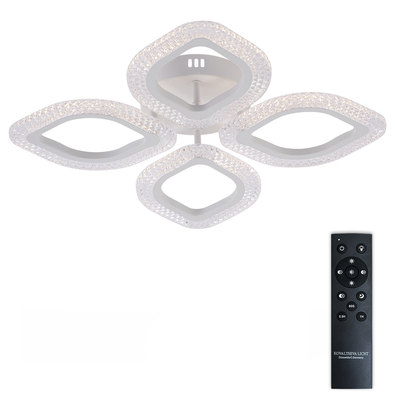 Изображение товара Люстра потолочная светодиодная Natali Kovaltseva 81455 с пультом управления