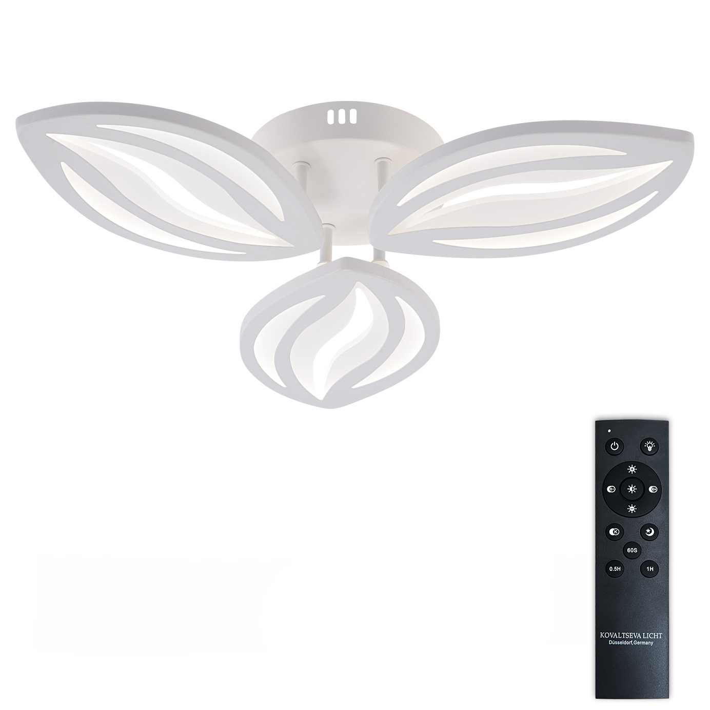 Изображение товара Люстра потолочная светодиодная Natali Kovaltseva 81456 Sm с пультом управления