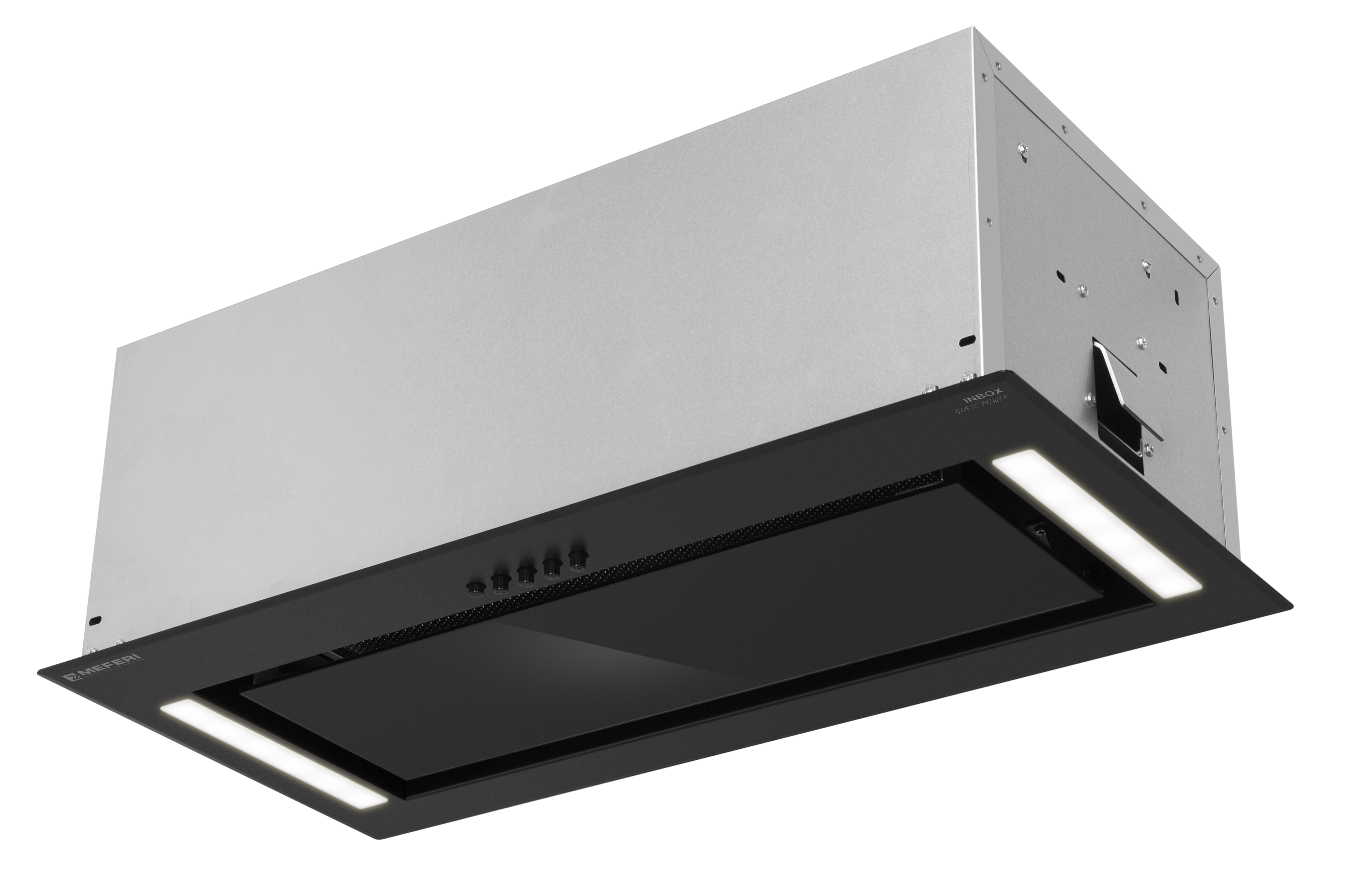Изображение товара Вытяжка полновстраиваемая MEFERI INBOX60BK GLASS POWER 60 см черная