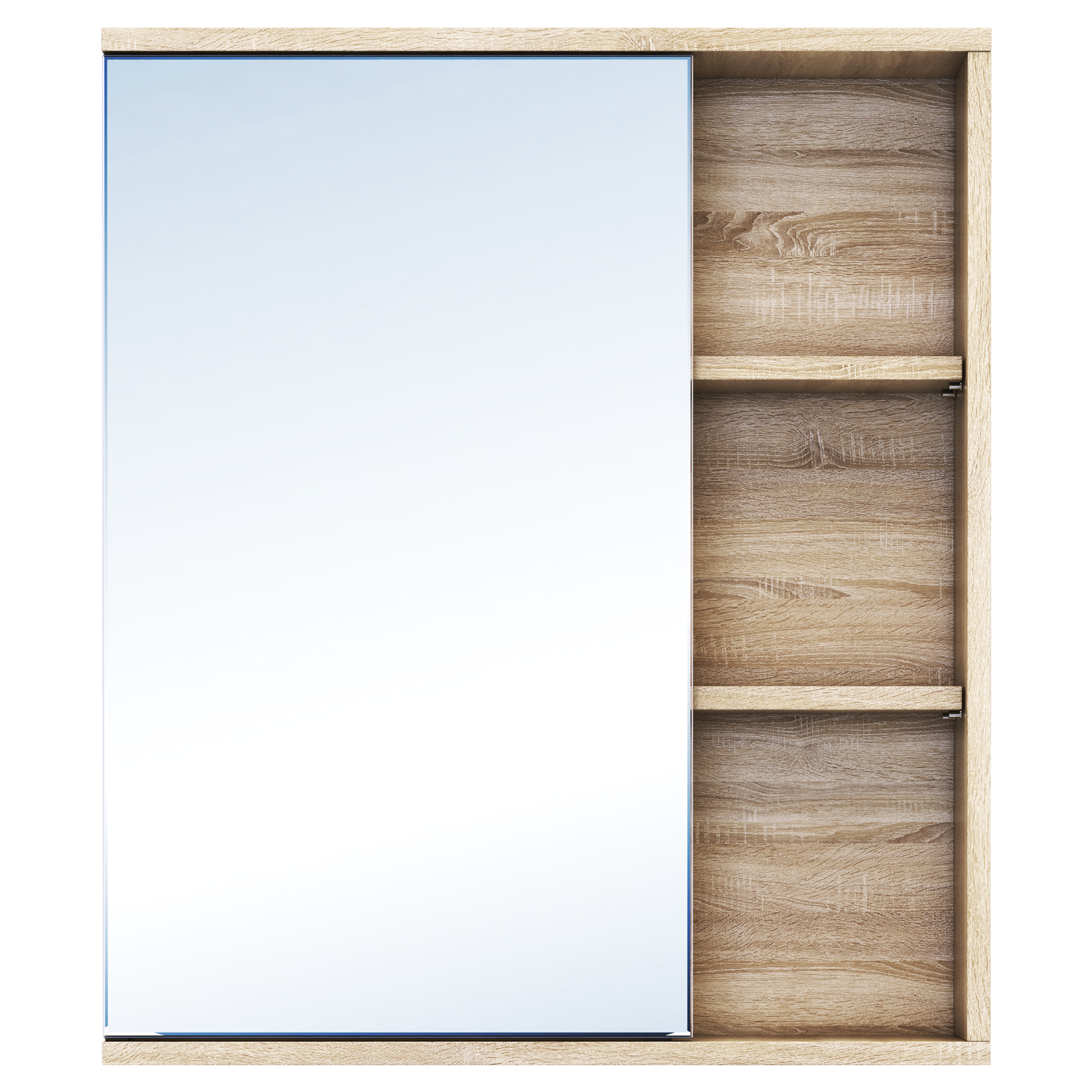 Зеркальный шкаф Vigo Matteo 15.6x60x70 см цвет дуб сонома - 3