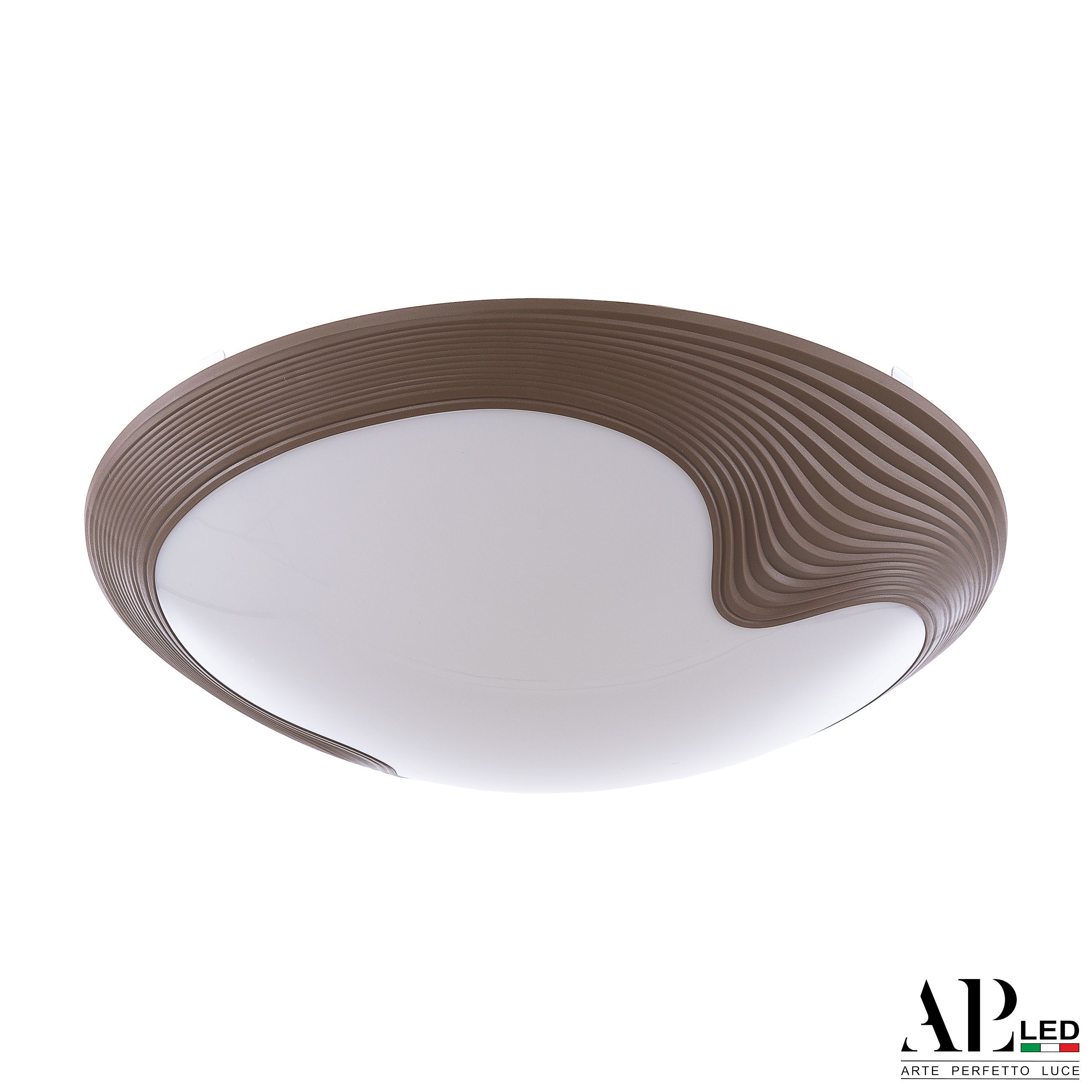 Изображение товара Светильник настенно-потолочный светодиодный Arte Perfetto Luce Napoli 3304.jp172-014.400.coffee.3k-6k нейтральный белый свет цвет коричневый