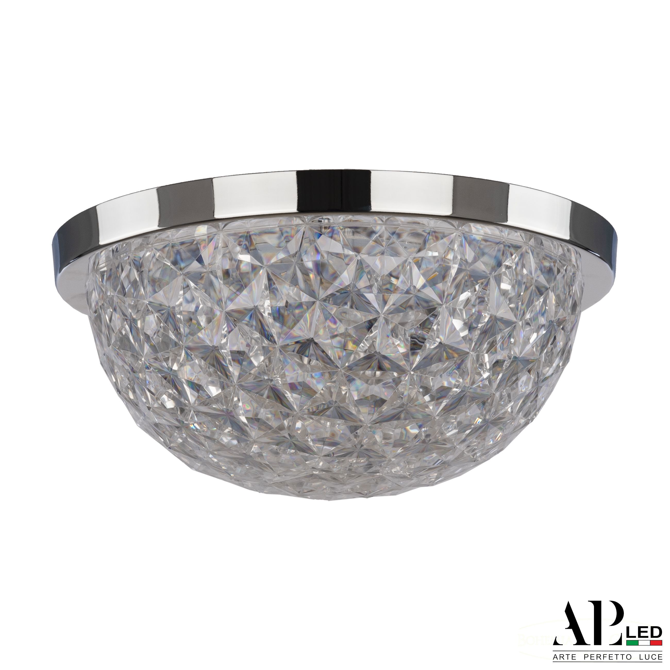 Изображение товара Люстра потолочная светодиодная Arte Perfetto luce Napoli 3304.jp179-3-310.white нейтральный белый свет цвет серый