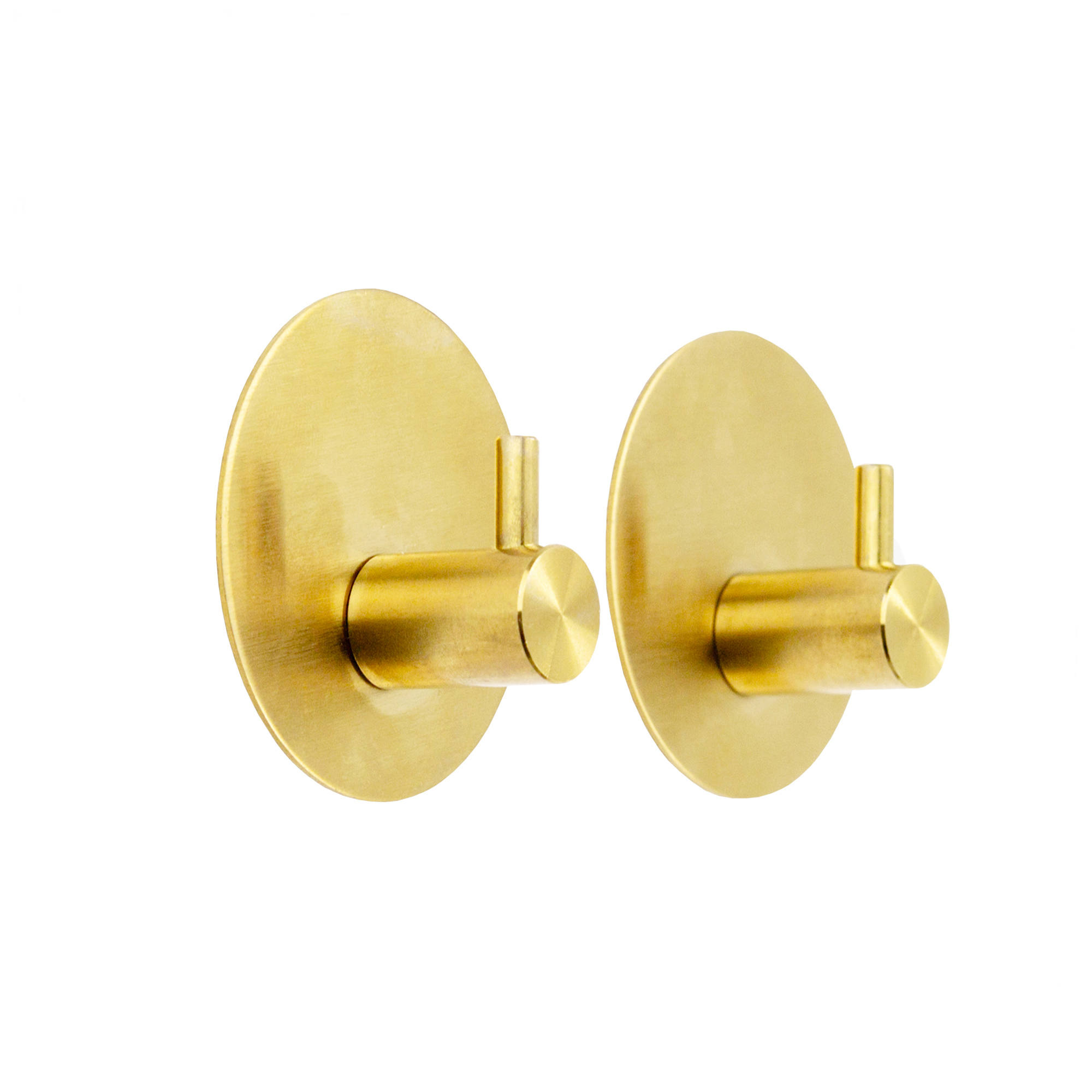 Изображение товара Крючок самоклеящийся Bath Plus KM025 металлический цвет золото 2 шт.