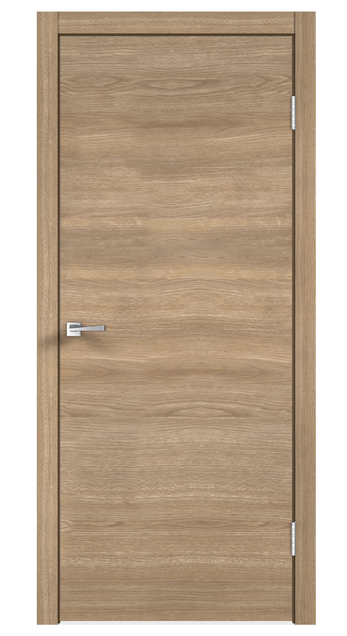 Изображение товара Комплект межкомнатной двери Velldoris Galant глухая 200x60см ПВХ цвет дуб европейский горизонт с коробом и наличниками