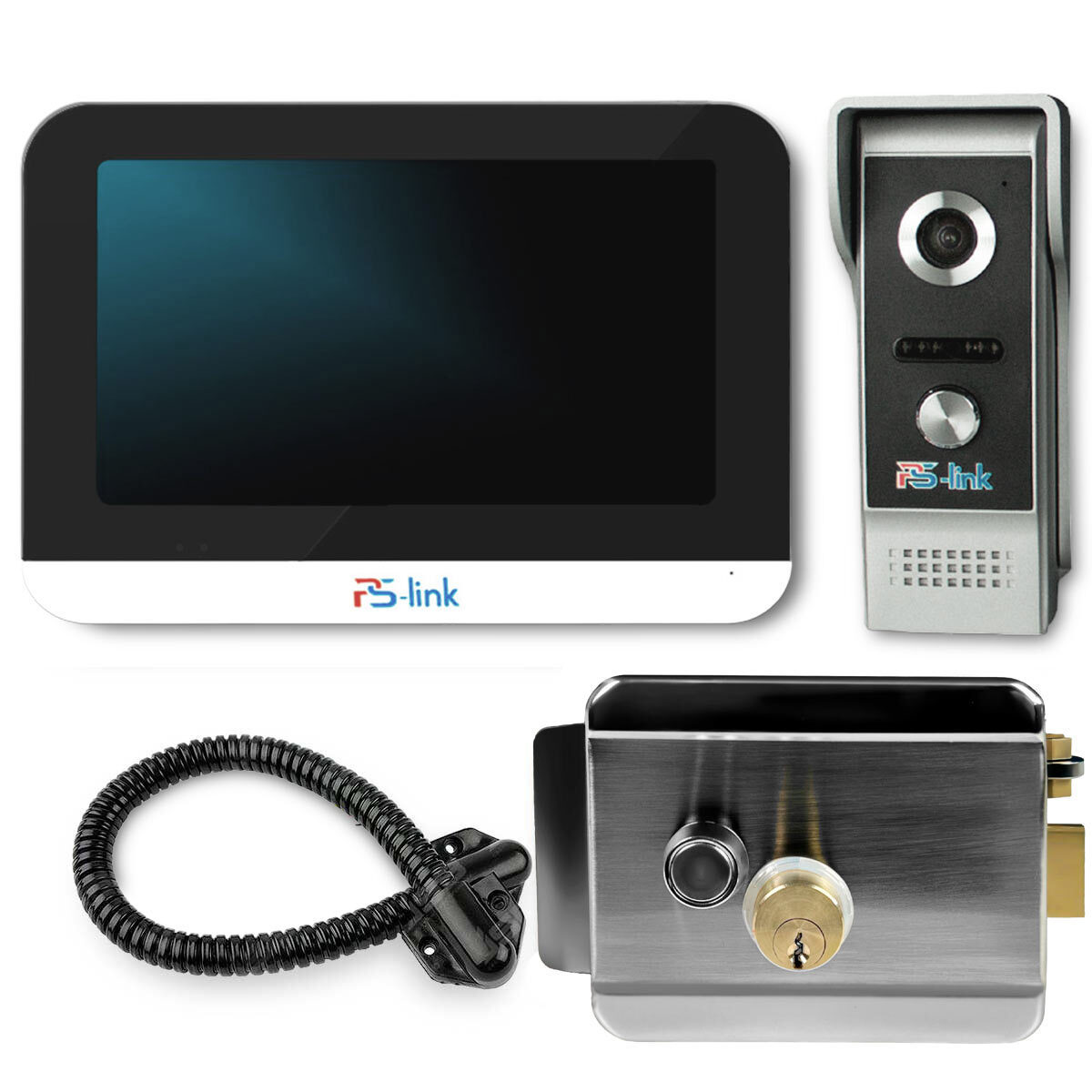 Изображение товара Видеодомофон Ps-link KIT-DB10-SS 7" цвет белый