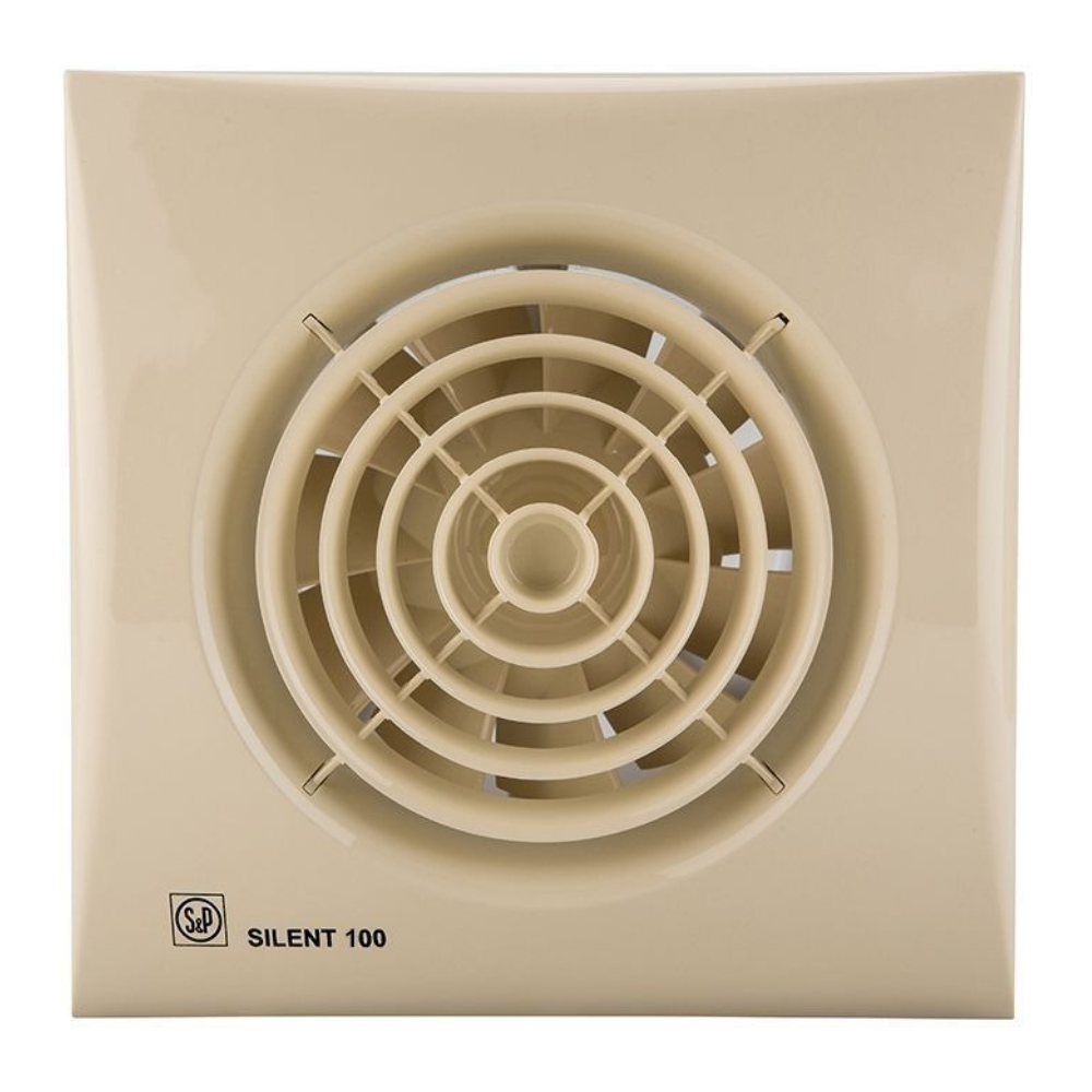 Изображение товара S&P Silent-100 CZ ivory вытяжной вентилятор 85 м3ч 26 дБ 100 мм