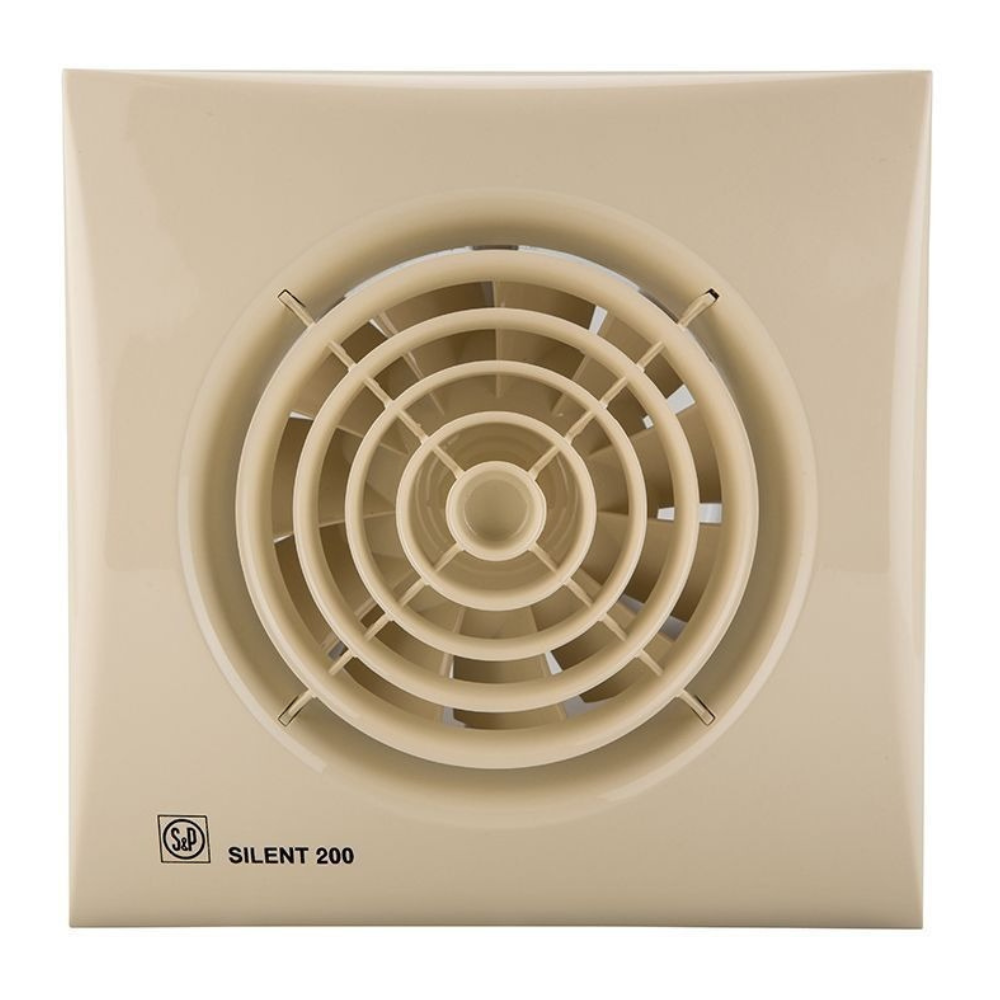Изображение товара Вентилятор вытяжной S&P Silent-200 CZ ivory D120 мм 35 дБ 175 м³/ч обратный клапан цвет бежевый