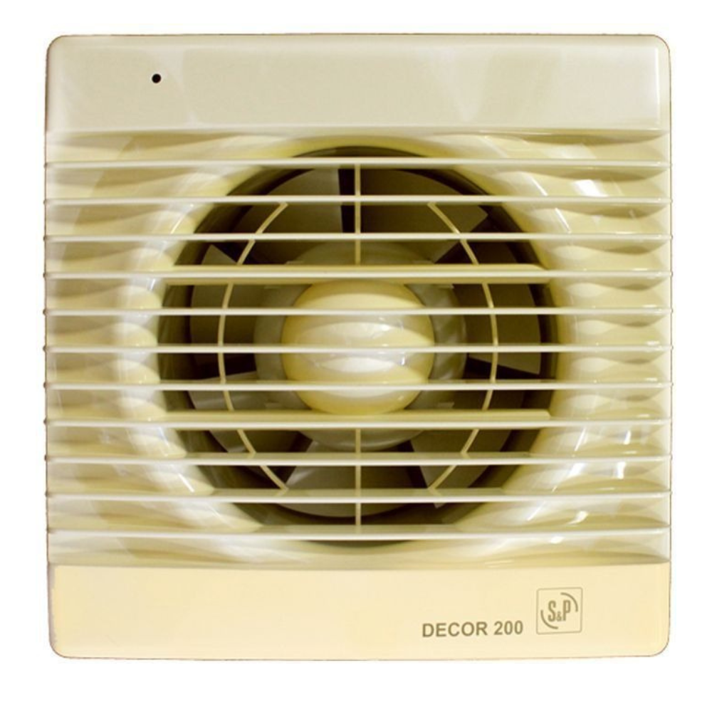 Изображение товара Вытяжной вентилятор S&P Decor 100C с обратным клапаном, 95 м³/ч