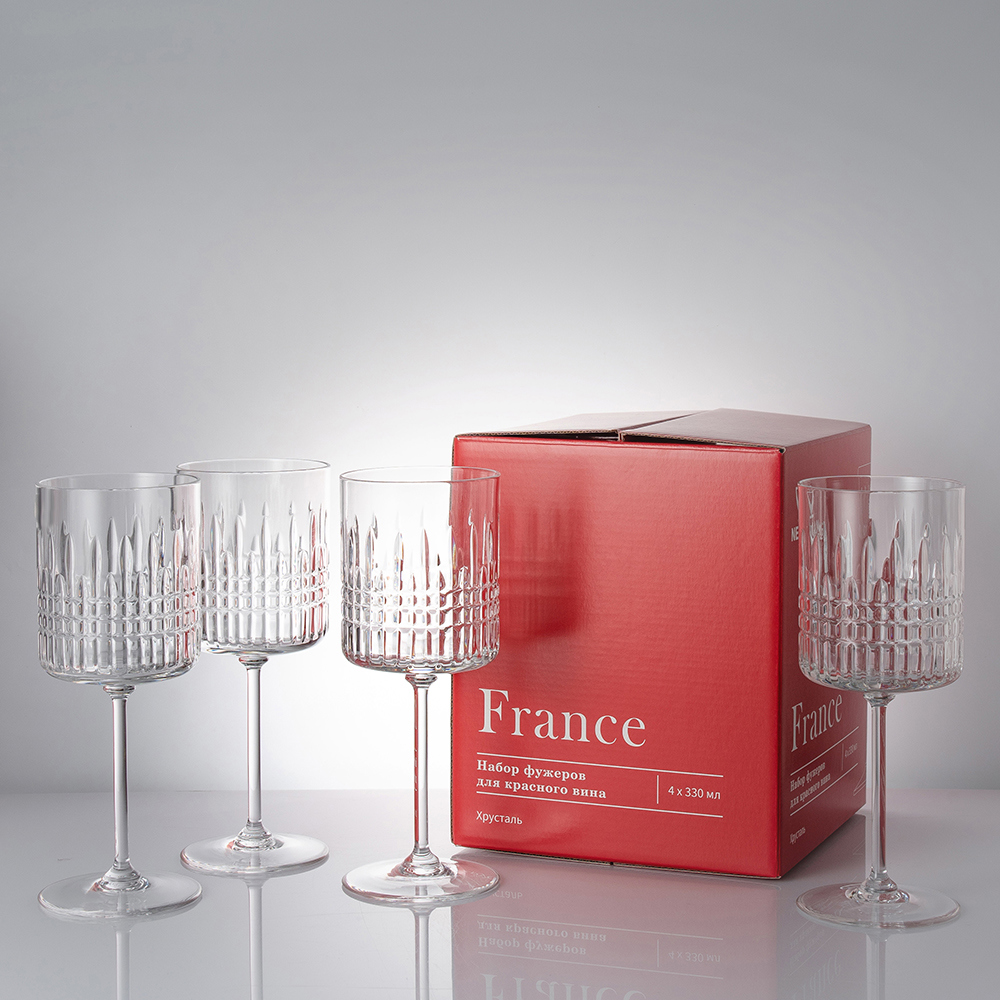 Изображение товара Бокал 330 мл 11807 Неман хрусталь цвет прозрачный 4 шт