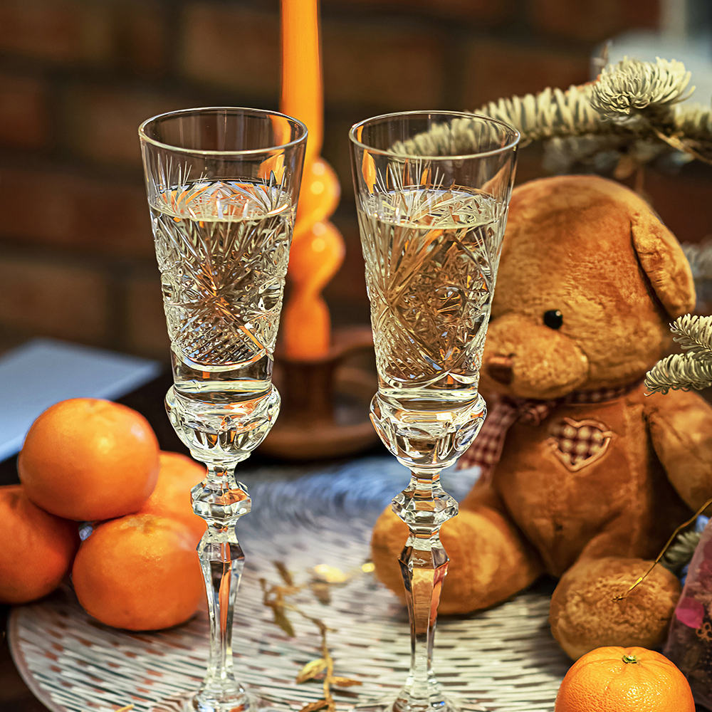 Изображение товара Бокалы для шампанского 190 мл 8159 Неман хрусталь цвет прозрачный 6 шт