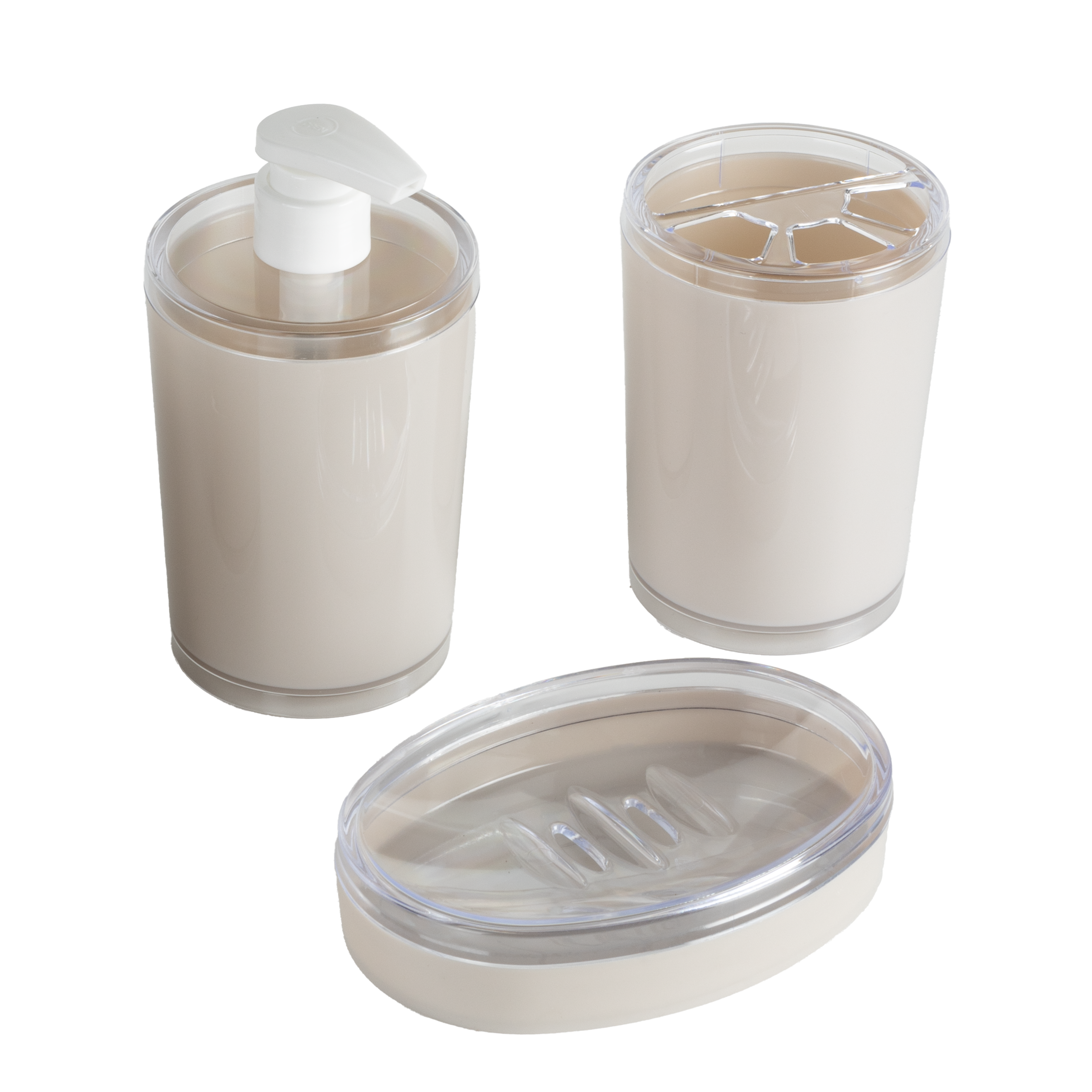 Изображение товара Набор аксессуаров для ванной комнаты Berossi Joli АС 47421001 цвет бежевый