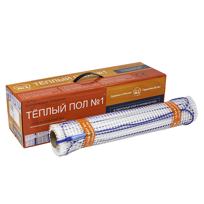 Изображение товара Нагревательный мат FIRST HEAT 1.8 м² 360 Вт для комфортного пола
