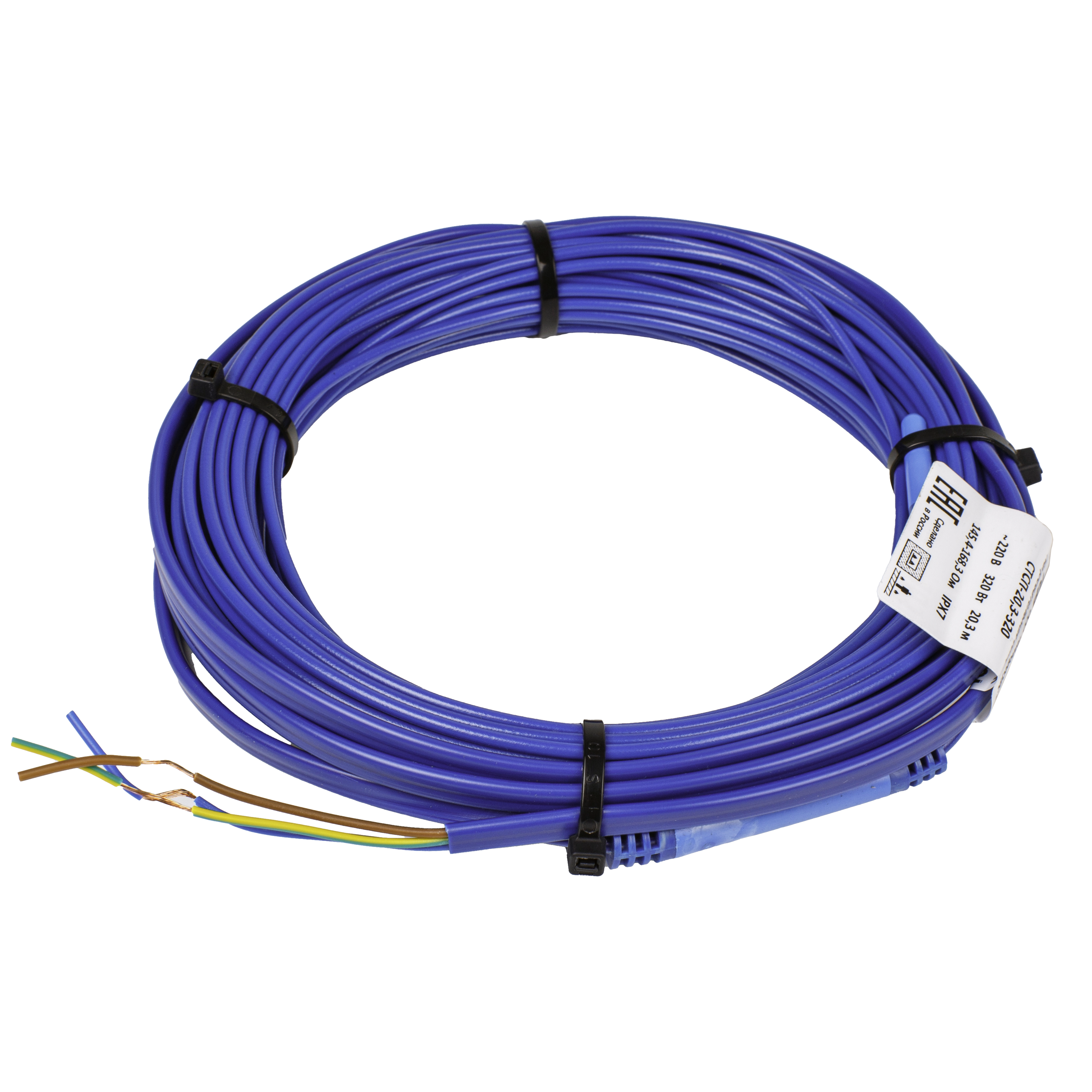 Изображение товара Нагревательный кабель для теплого пола First heat 8 м² 1280 Вт Россия