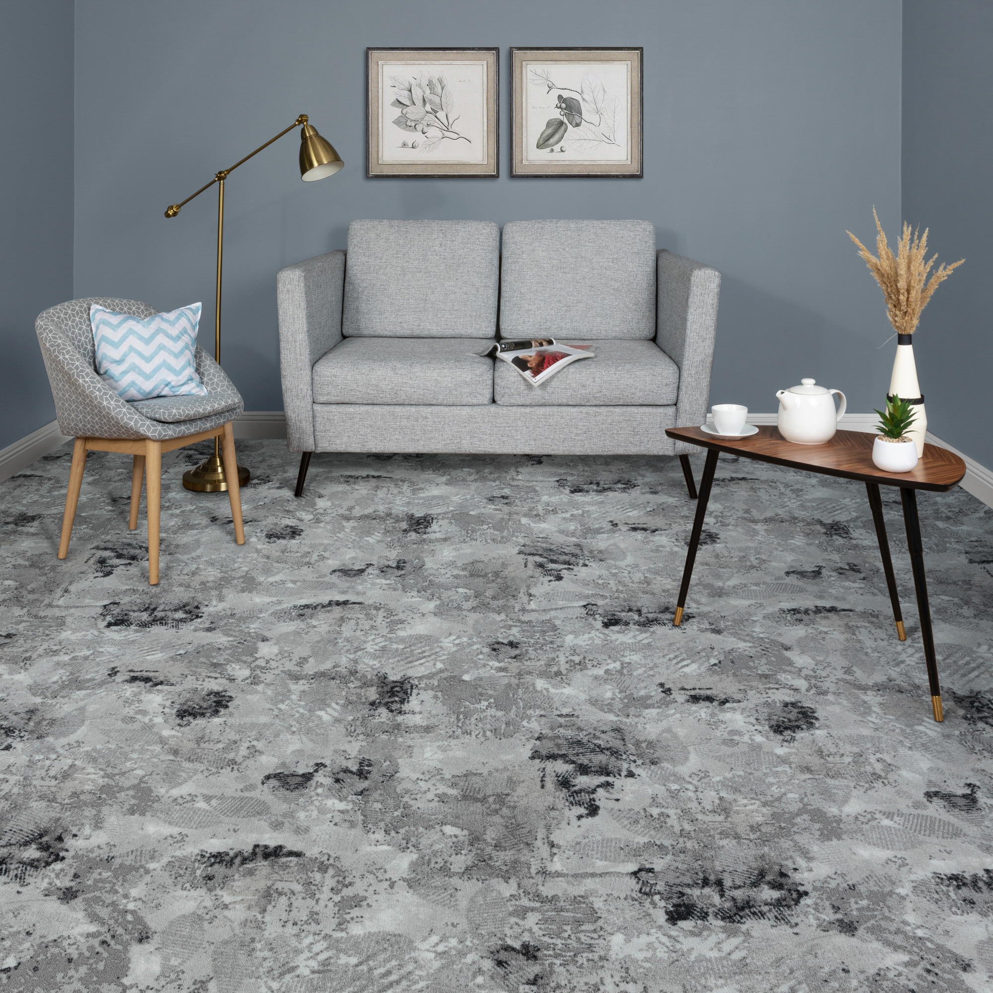 Изображение товара Ковролин тафтинговый «Мерен 9037» 5 м цвет разноцветный