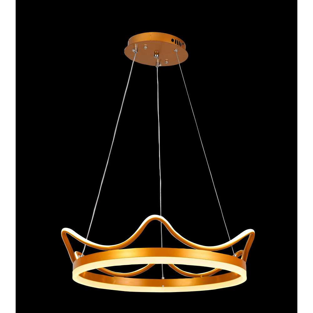 Изображение товара Люстра подвесная светодиодная Camelion Люстра 14639 20 м² теплый белый (желтый) свет цвет бронза