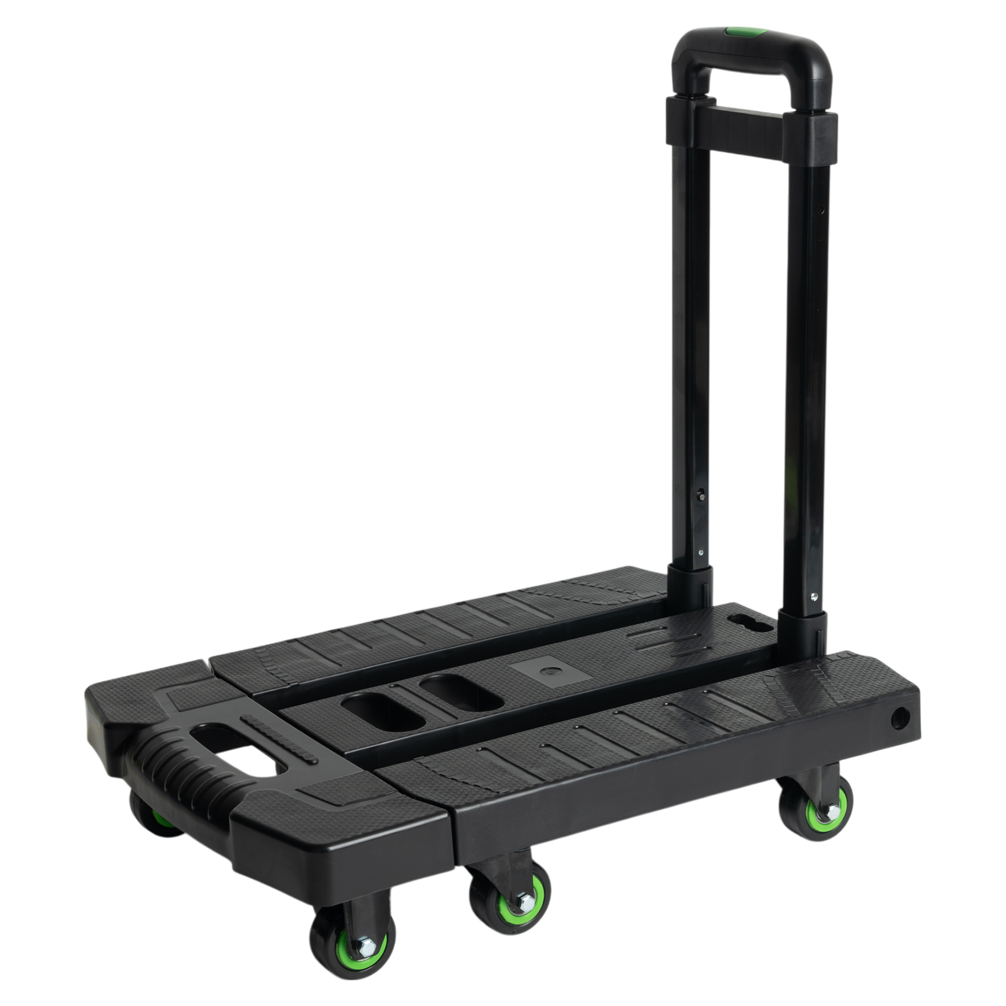 Тележка платформенная с ручкой стальная грузоподъемность 70 кг