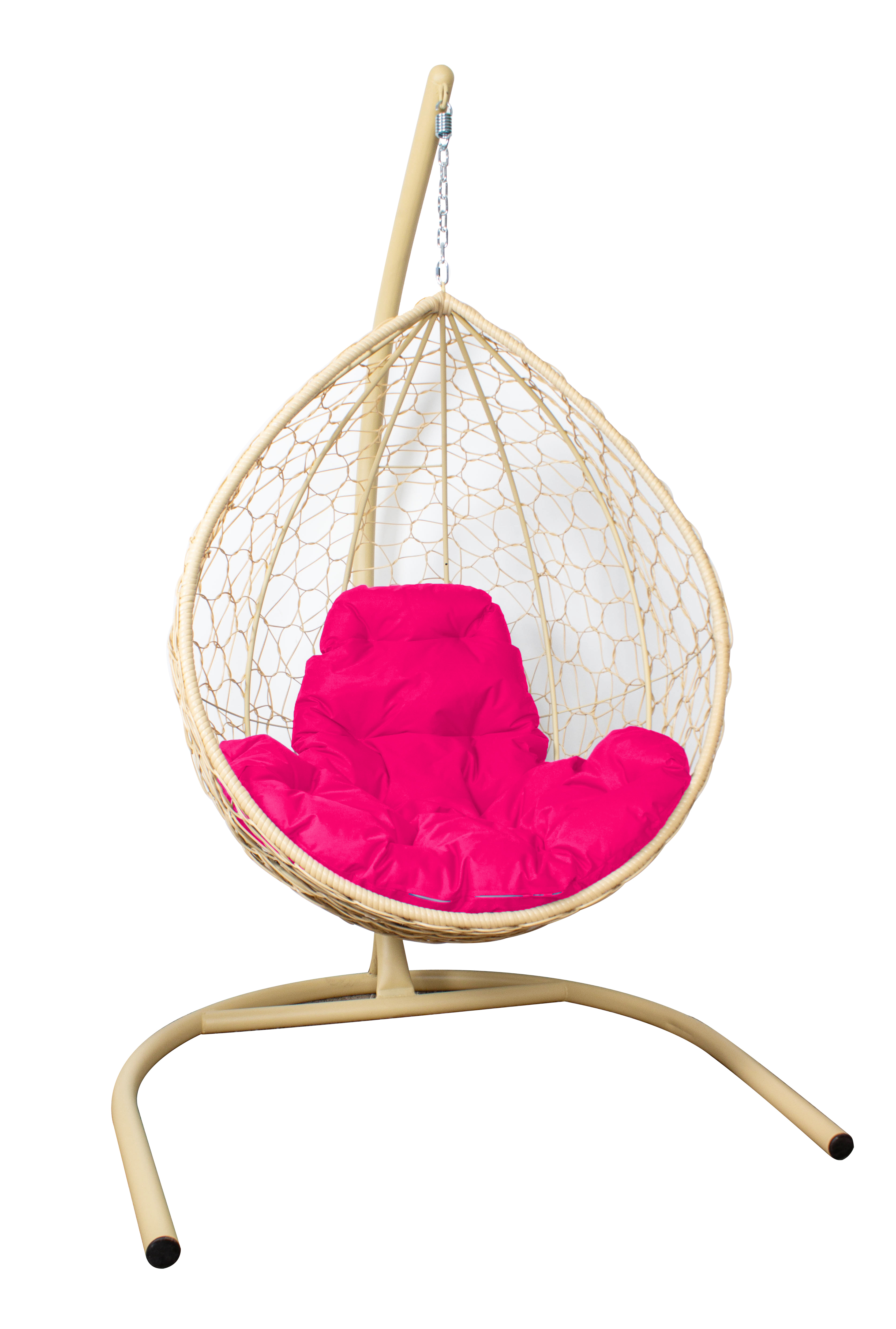 Изображение товара Кресло подвесное M-group 11020508 1-местное до 120 кг бежевый/розовый