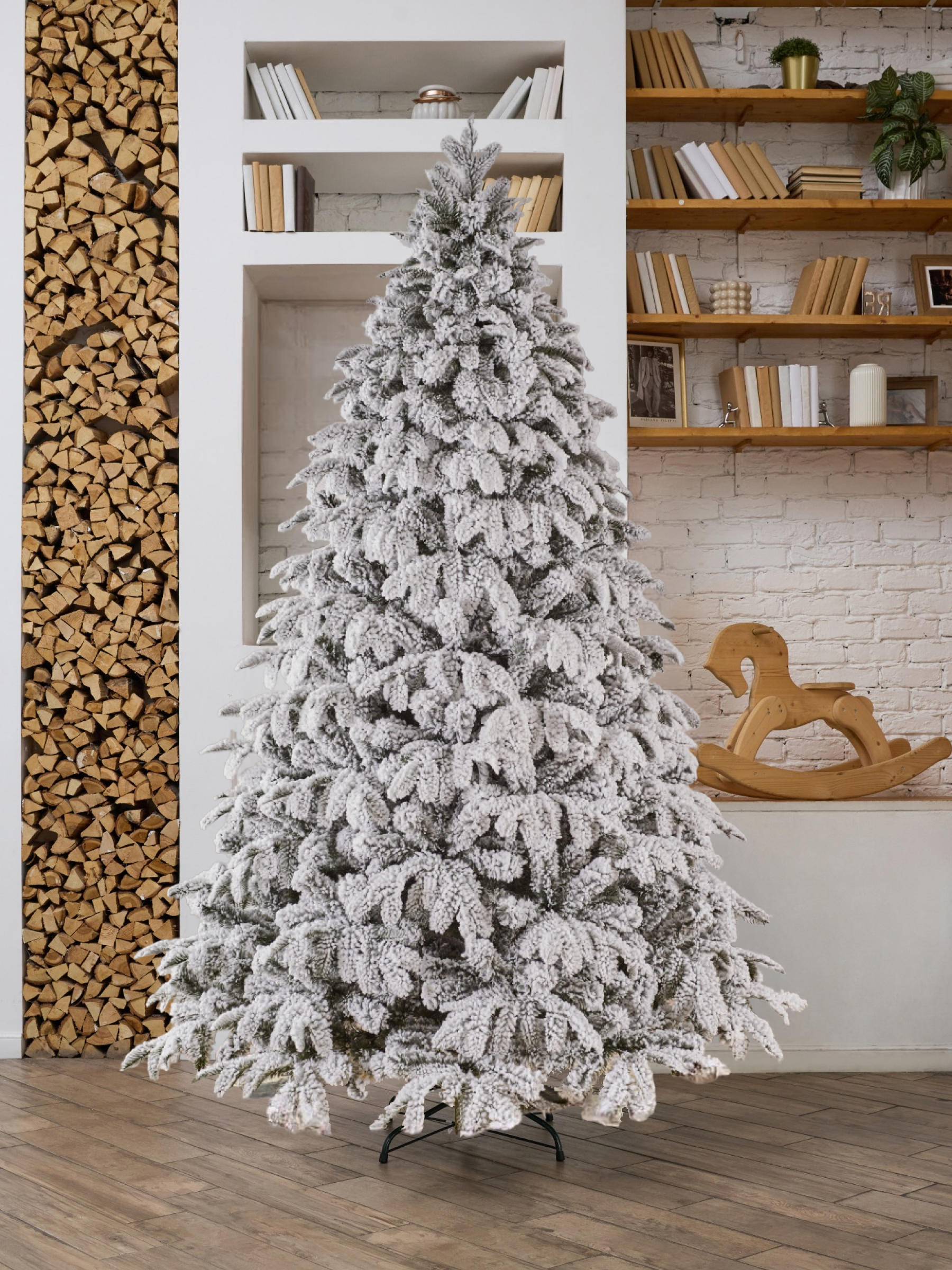 Изображение товара Искусственная елка Max Christmas Альпийская 220 см заснеженная с пушистыми ветками