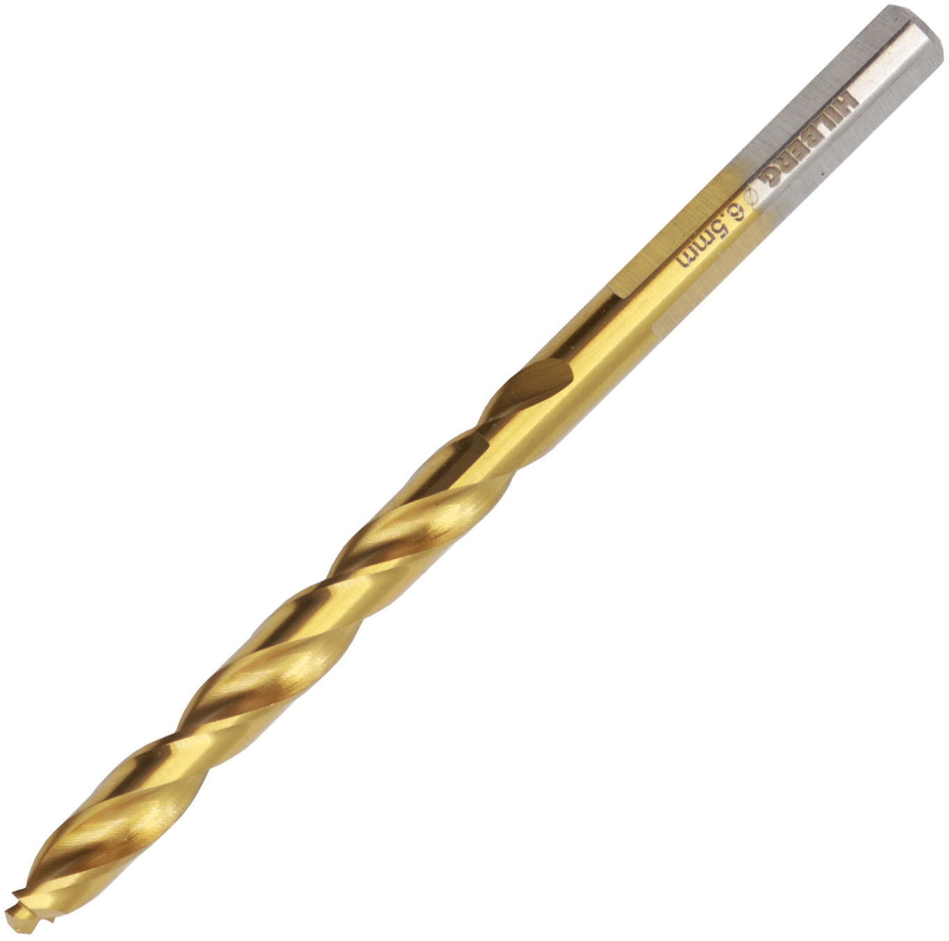 Изображение товара Сверло спиральное по металлу HSS-Co Hilberg CO065 6.5x101 мм