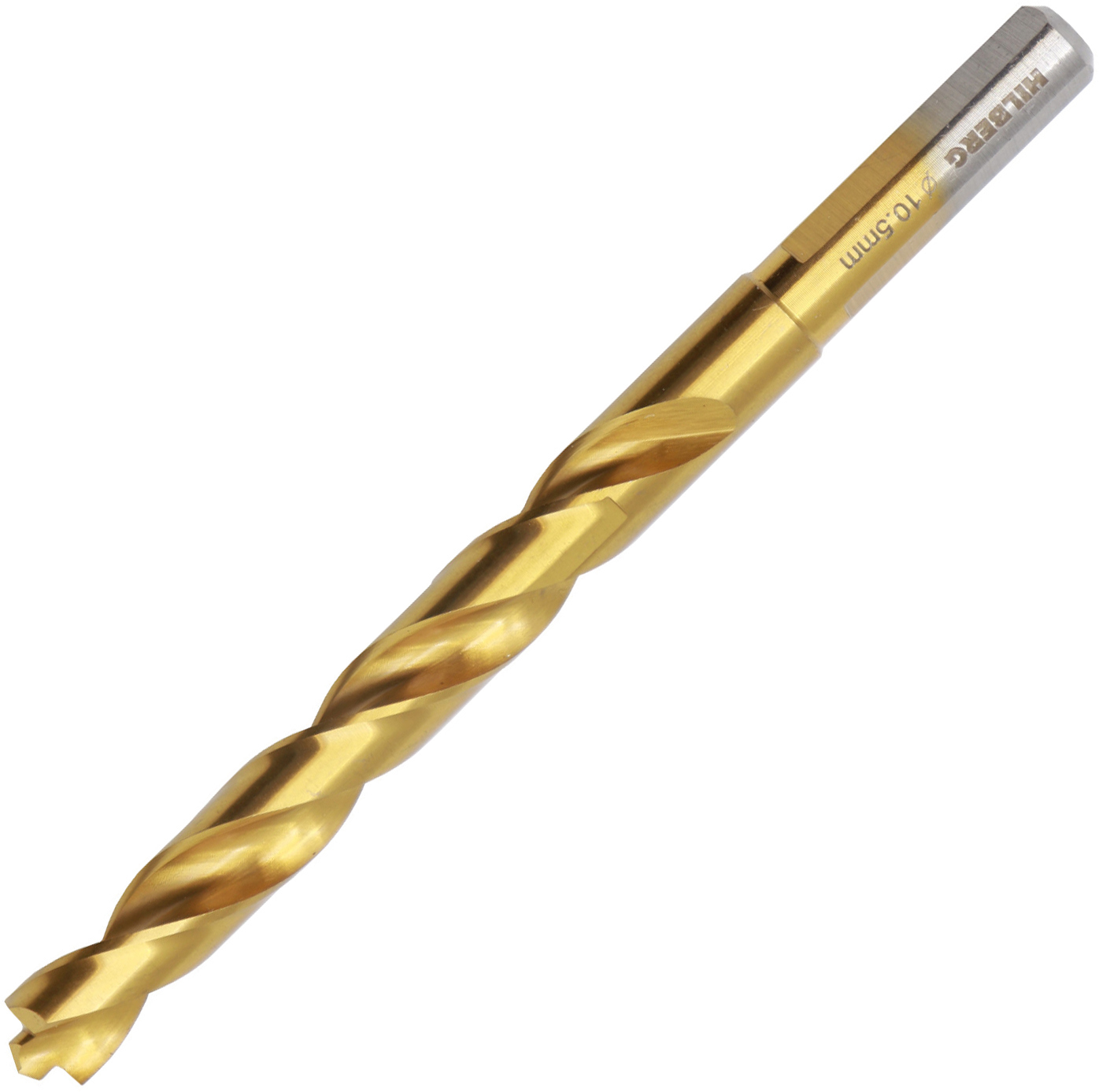 Изображение товара Сверло спиральное HSS-Co Hilberg CO105 10.5 мм для металла