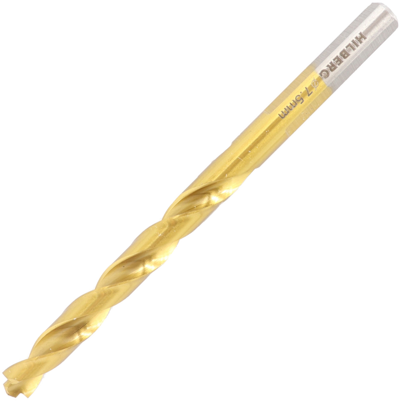 Изображение товара Сверло спиральное по металлу HSS Hilberg CO075 7.5x109 мм комплект из 2 шт