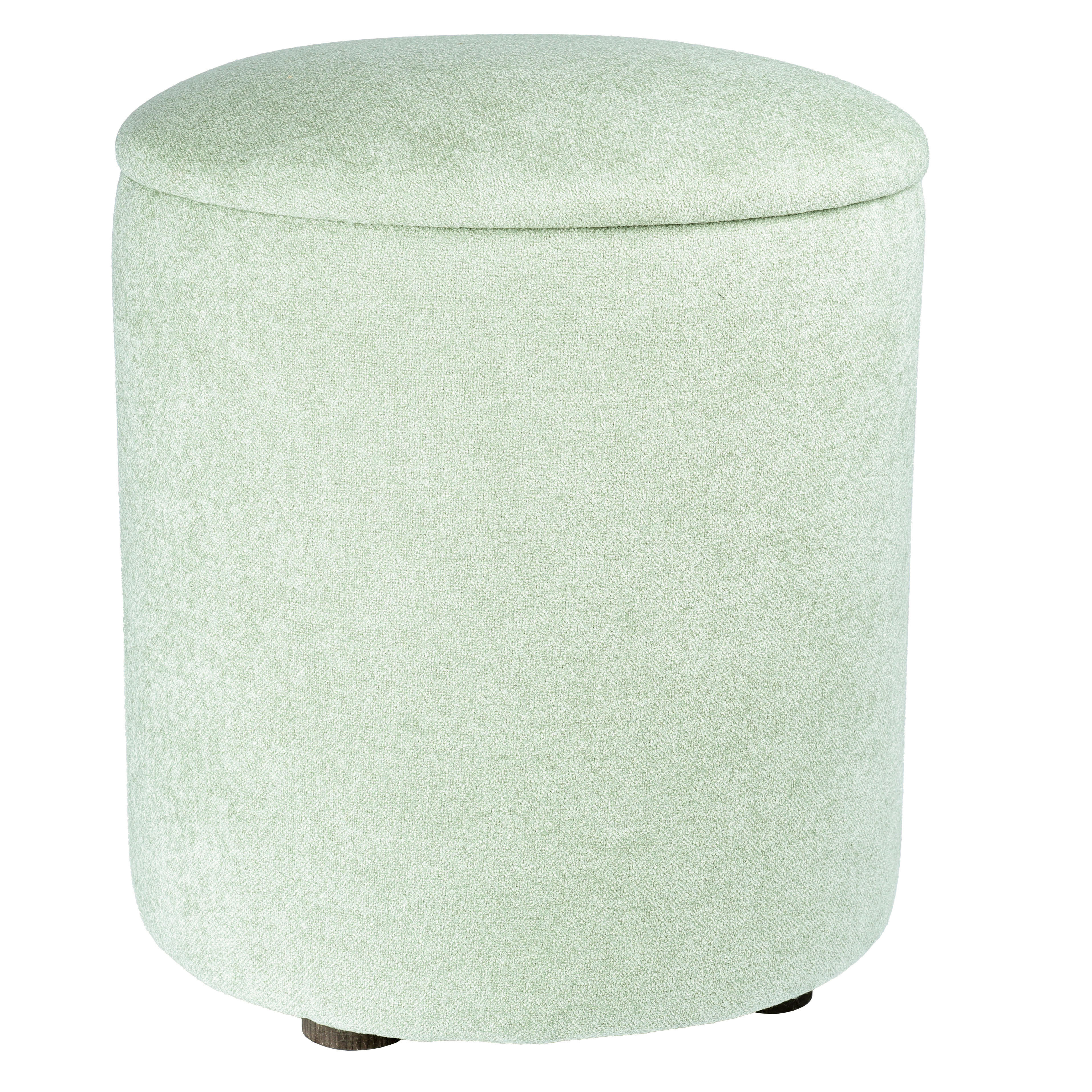 Изображение товара Пуф букле Альфа-2 оливковый 35x41.5 см