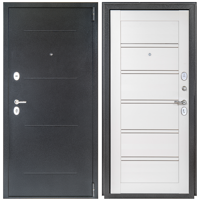 Изображение товара Дверь входная металлическая Легда 28 88x205 см правая белое дерево