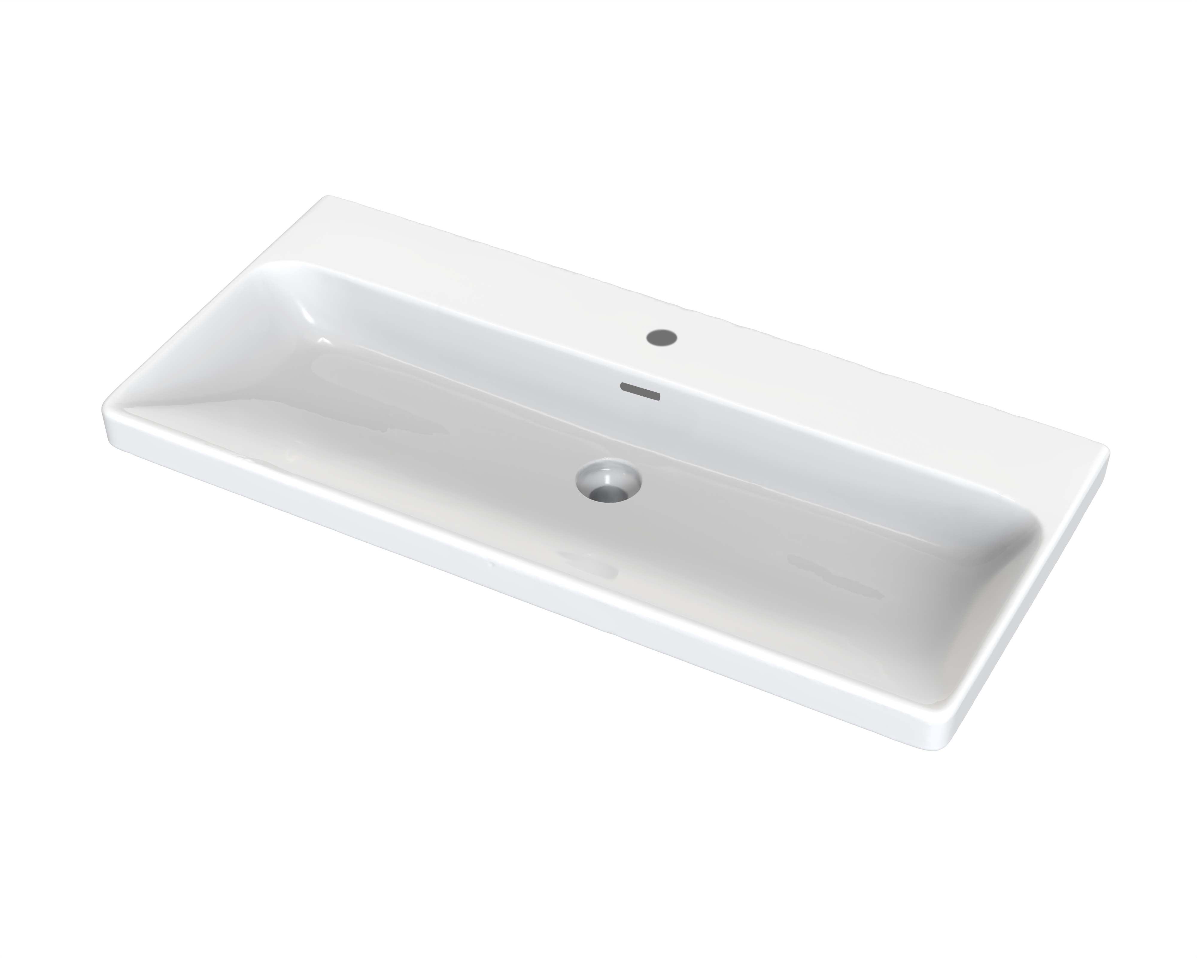 Изображение товара Раковина мебельная Konsensa Teano 106 см с сифоном и переливом