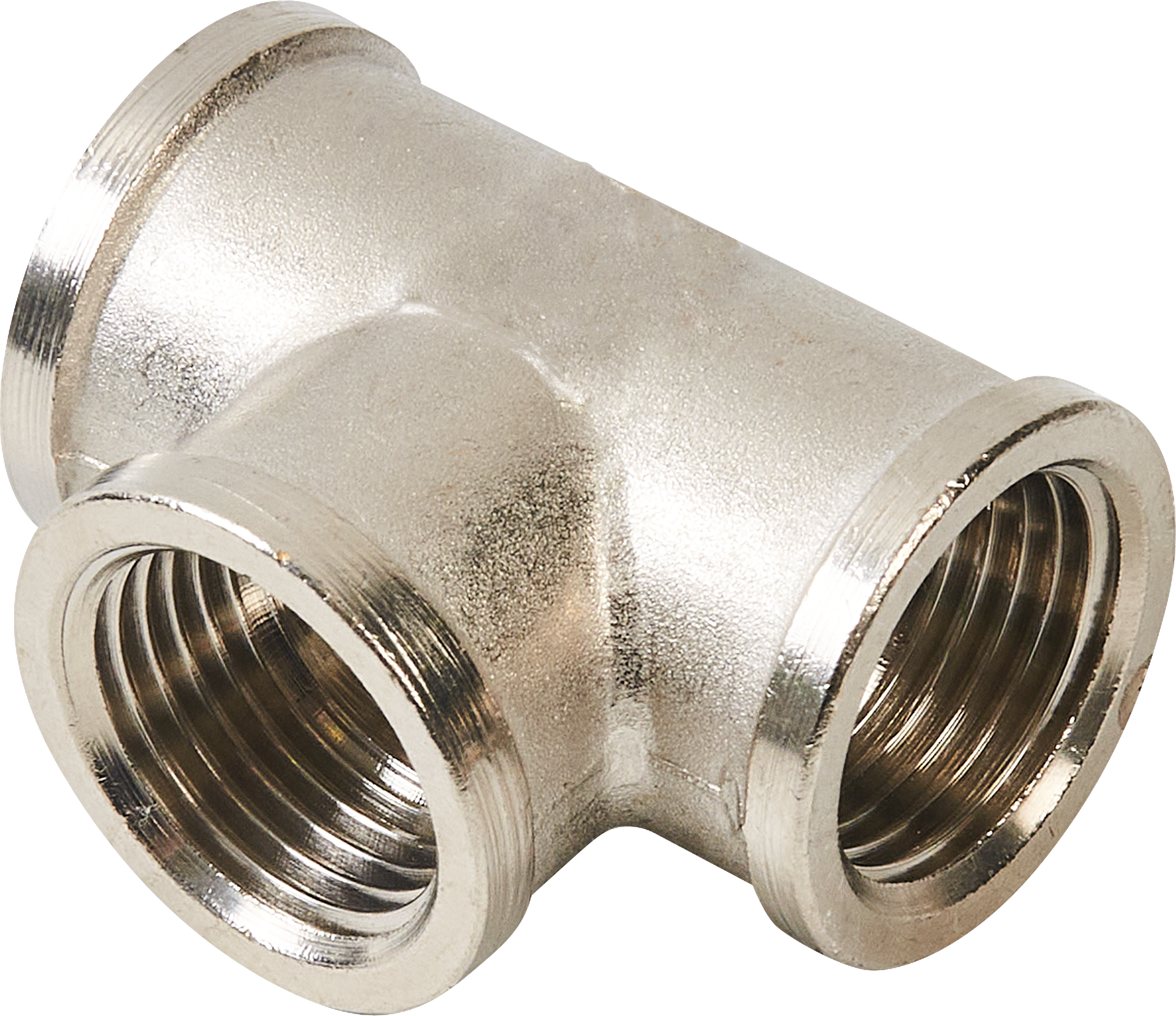 Изображение товара Тройник латунь Stout 1/2x1/2x1/2 ВР для водопровода Итальянский качество