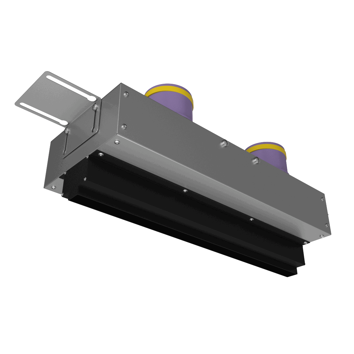 Изображение товара Диффузор щелевой Provent VPNDG/F 500x25/75x2 с КСД на 2 выхода